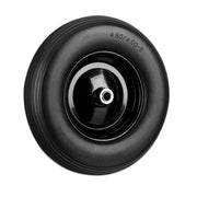 Schubkarrenrad 4.80 4.00-8 Vollgummi Schwarz von Relaxdays