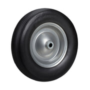 Schubkarrenrad 4.80 4.00-8 Vollgummi Schwarz-Grau von Relaxdays
