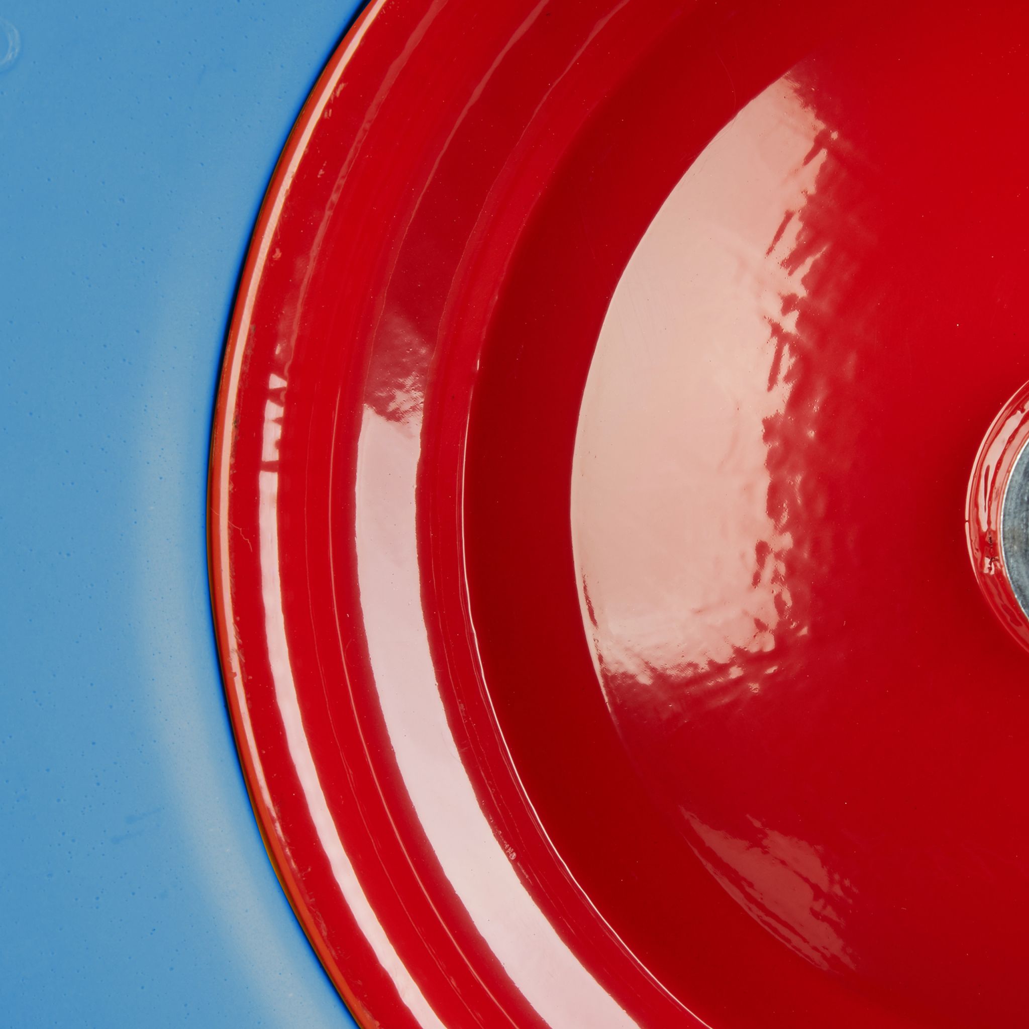 Schubkarrenrad Vollgummi mit Achse Blau-Rot von Relaxdays