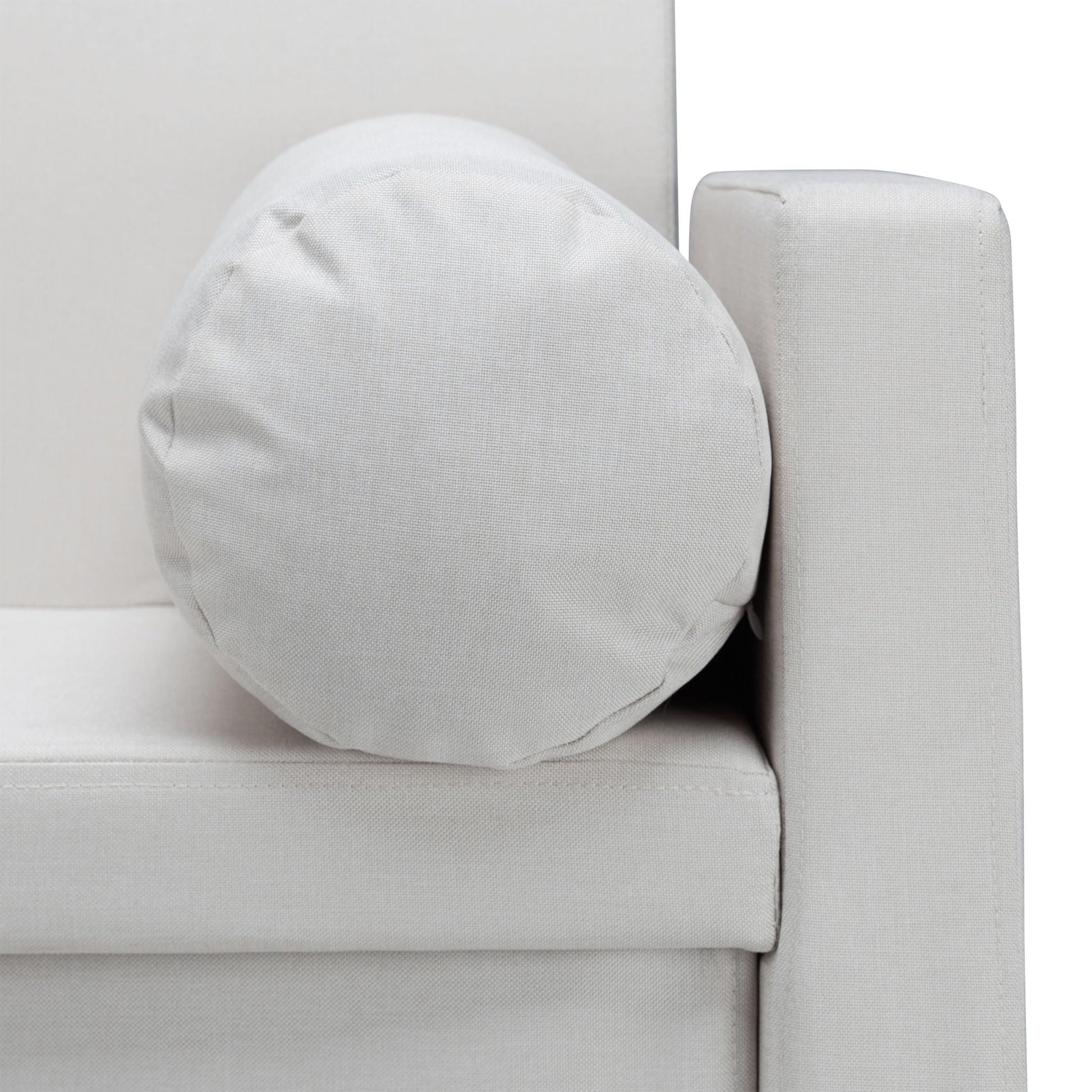 Sitzbank Lehne mit Kissen Creme von Relaxdays