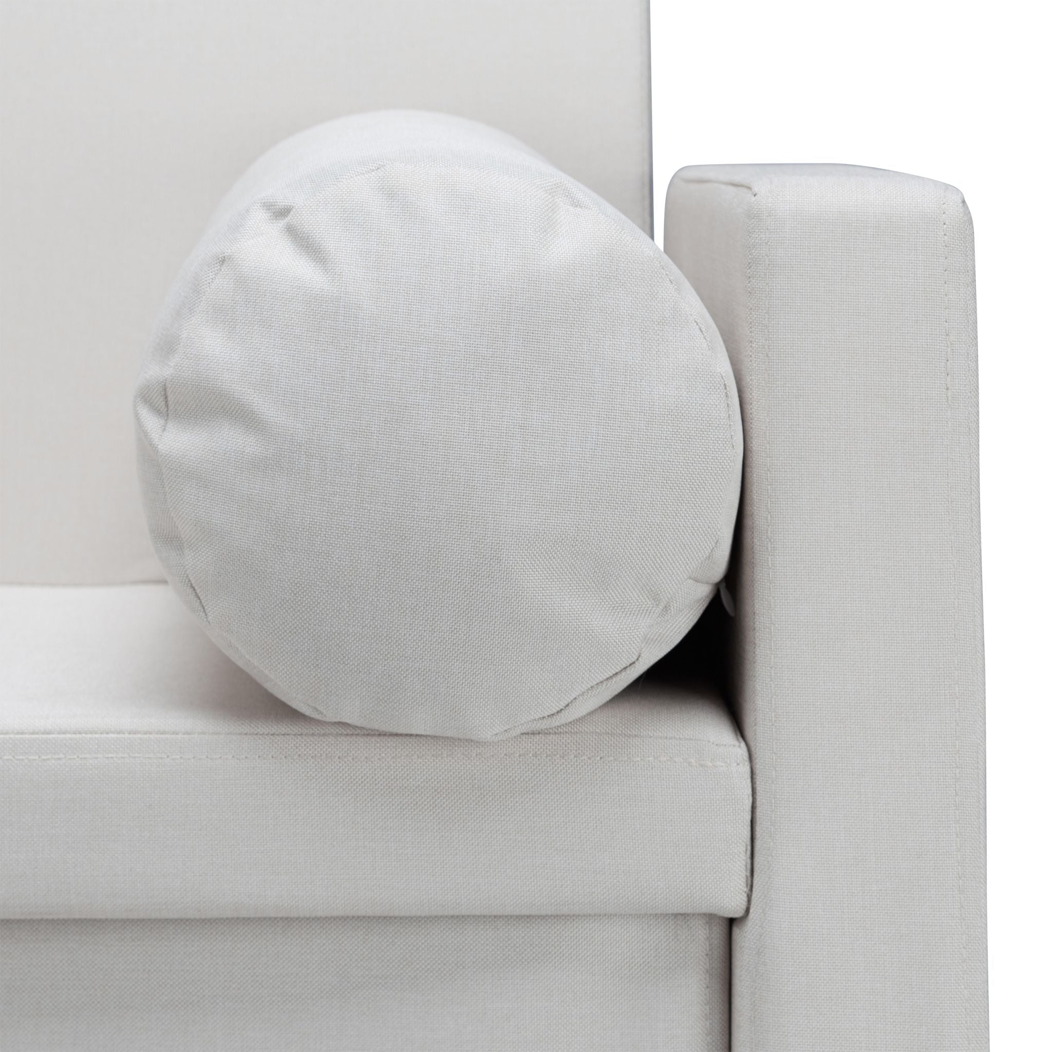 Sitzbank Lehne mit Kissen Creme von Relaxdays
