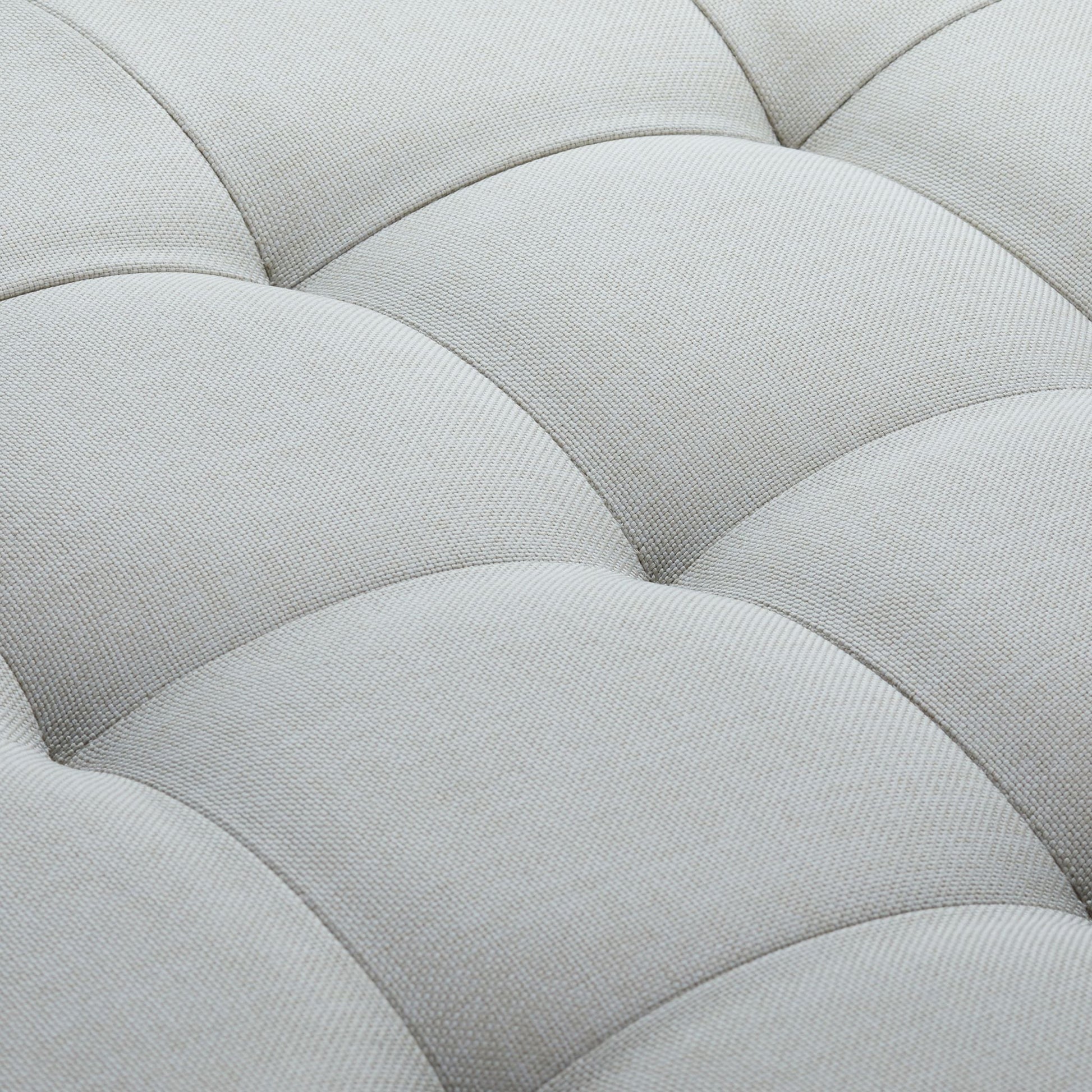 Sitzhocker mit Stauraum Grösse M rund Creme von Relaxdays