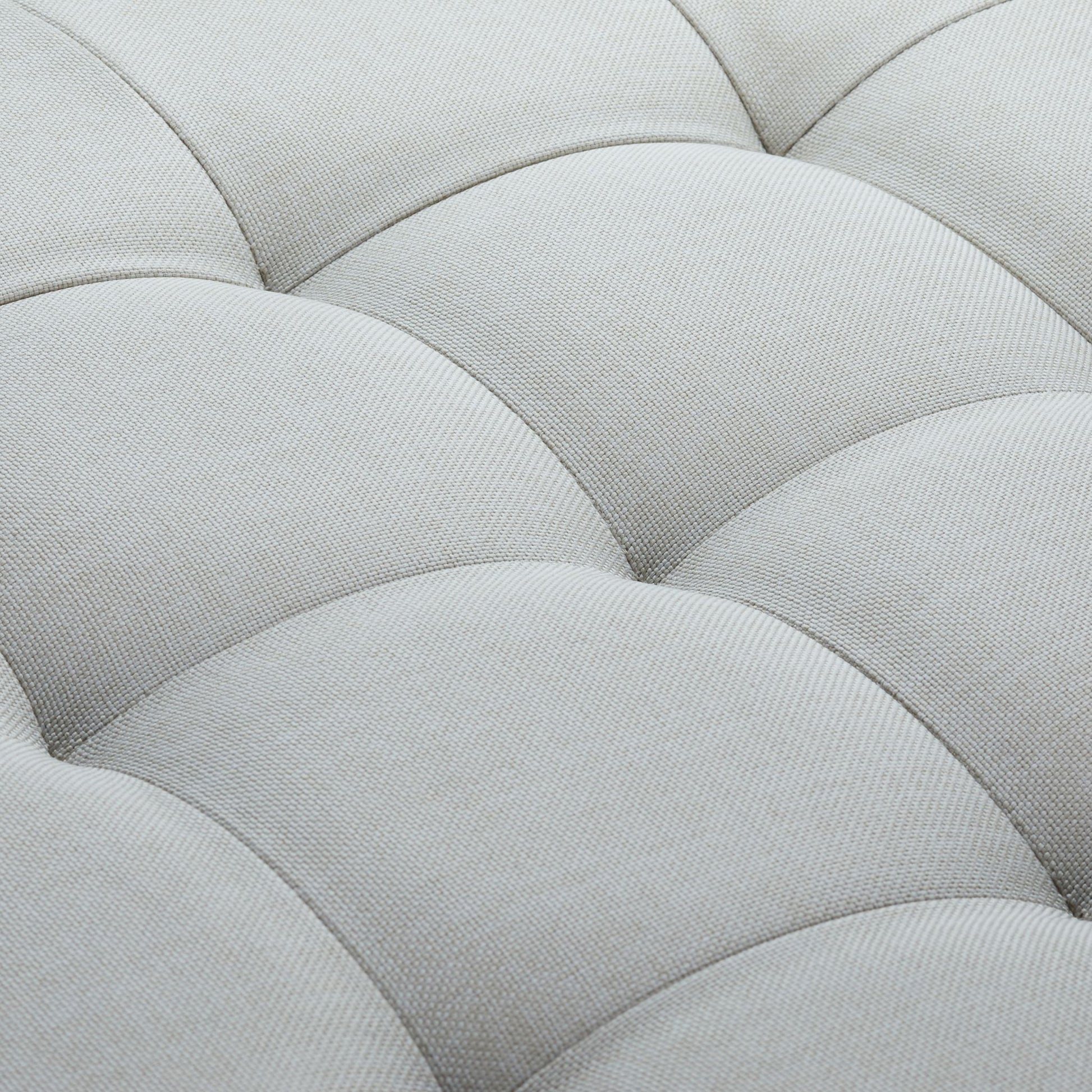 Sitzhocker mit Stauraum GrösseL rund Creme von Relaxdays