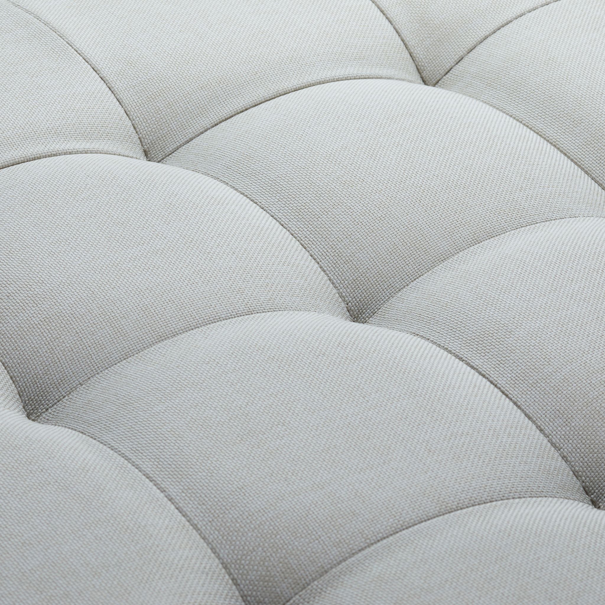 Sitzhocker mit Stauraum GrösseL rund Creme von Relaxdays