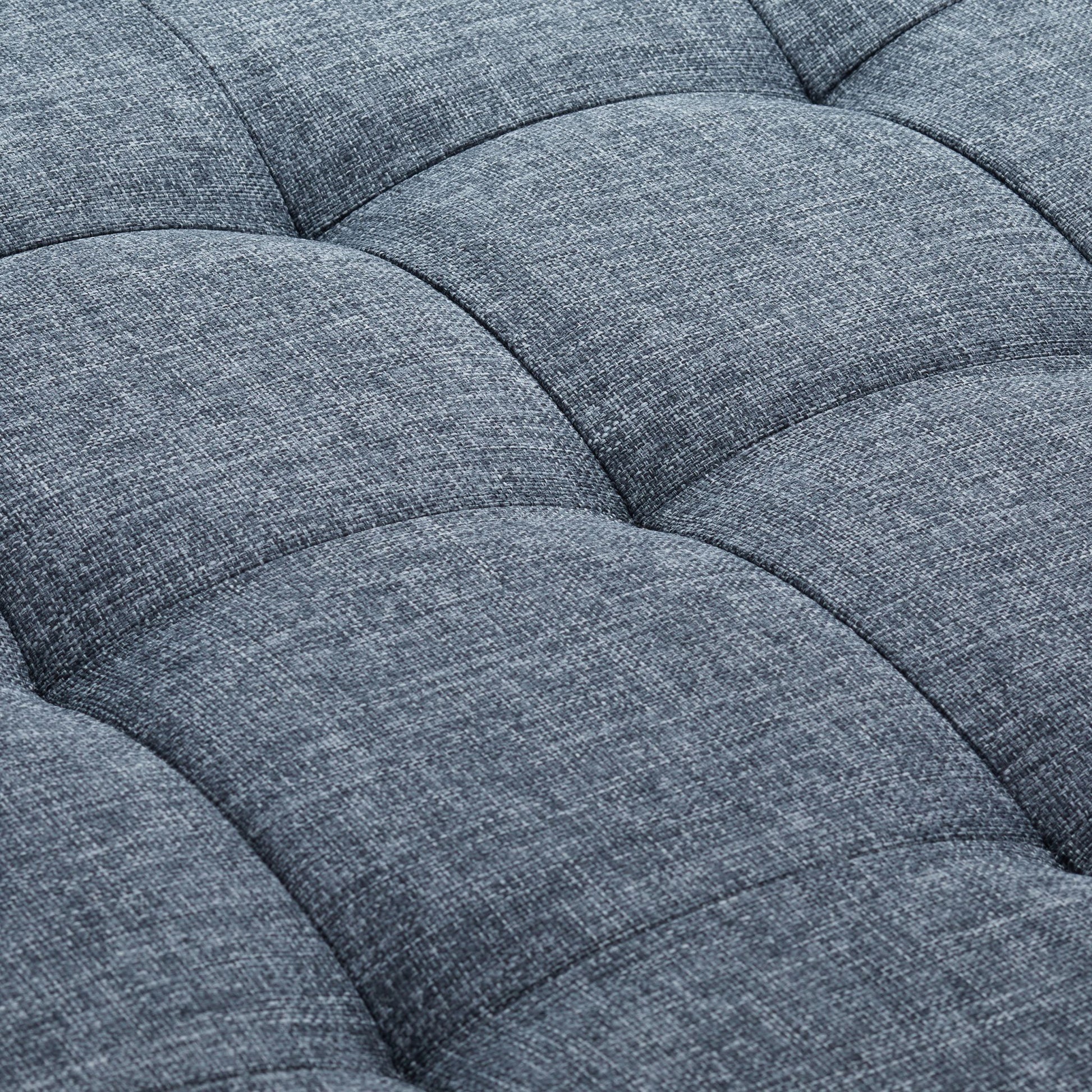 Sitzhocker mit Stauraum GrösseL rund Anthrazit von Relaxdays