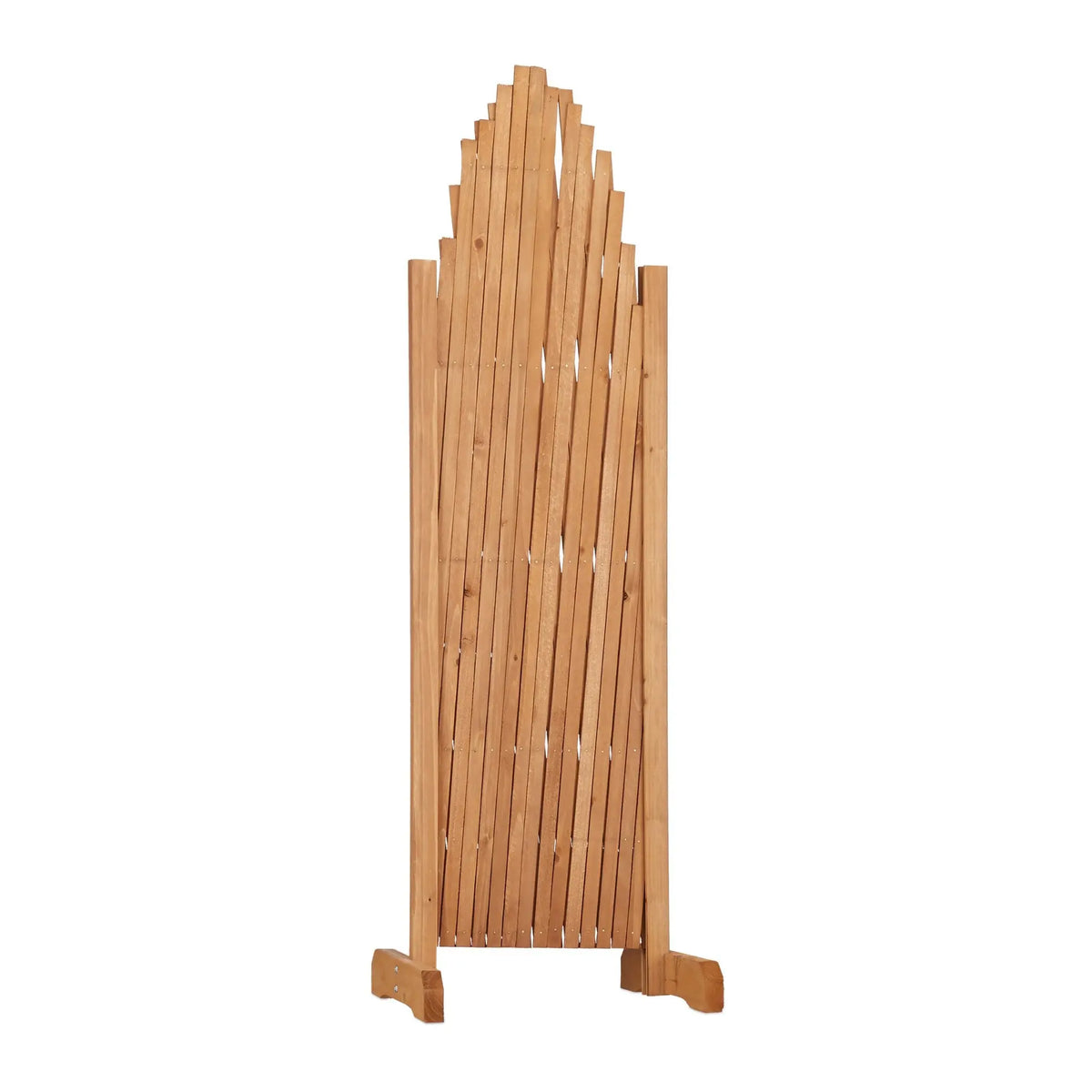 Rankgitter Holz ziehbar Hellbraun von Relaxdays