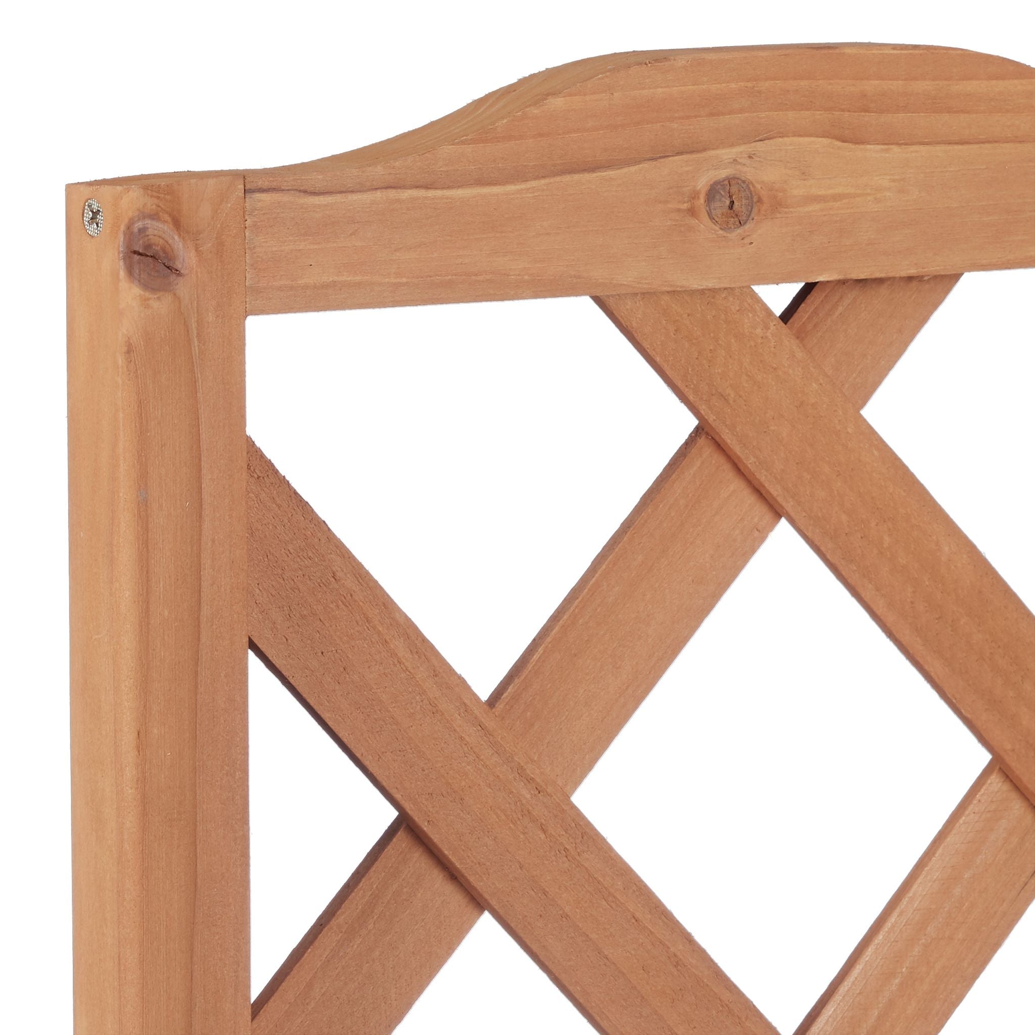 2 in 1 Rankkasten Holz Hellbraun von Relaxdays