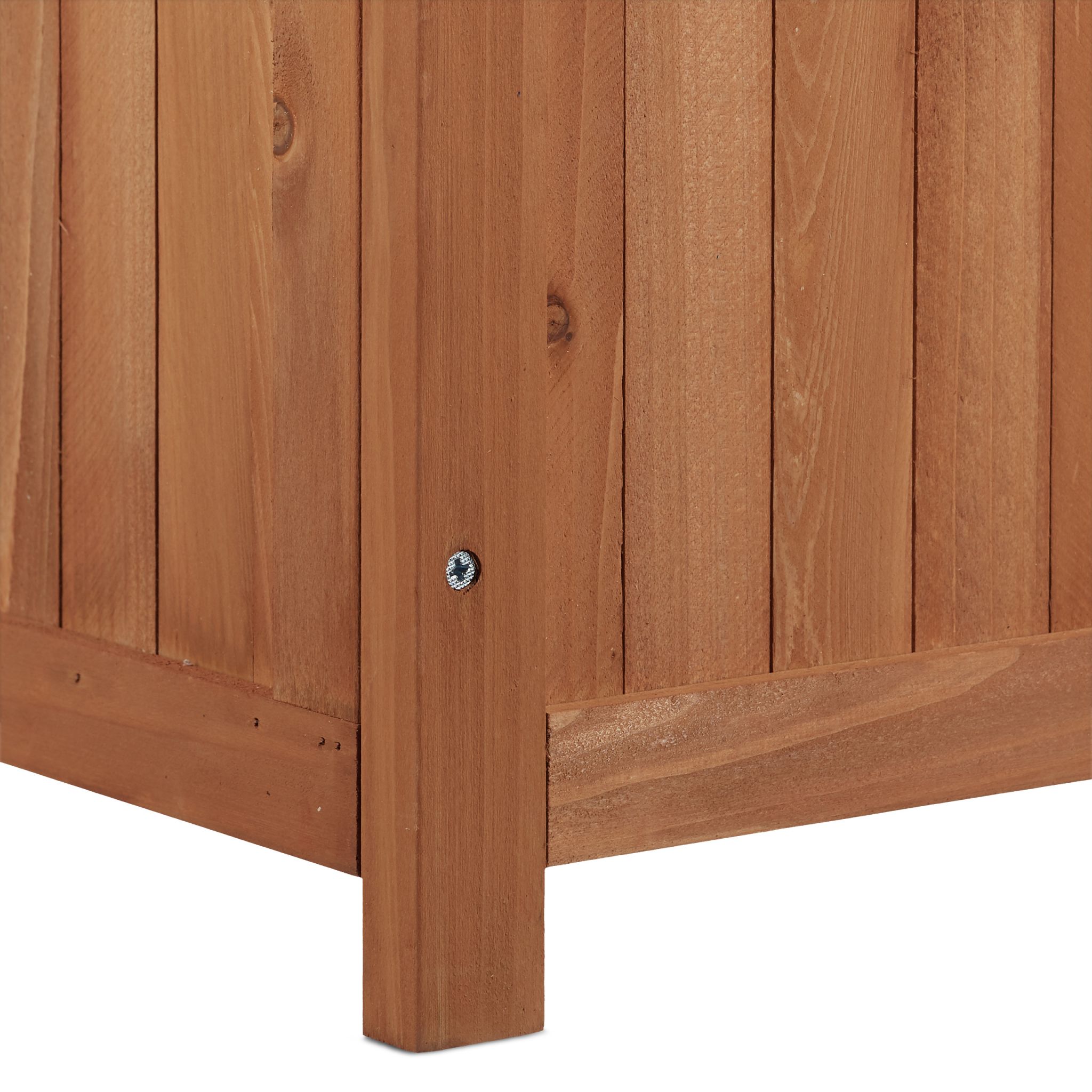 2 in 1 Rankkasten Holz Hellbraun von Relaxdays