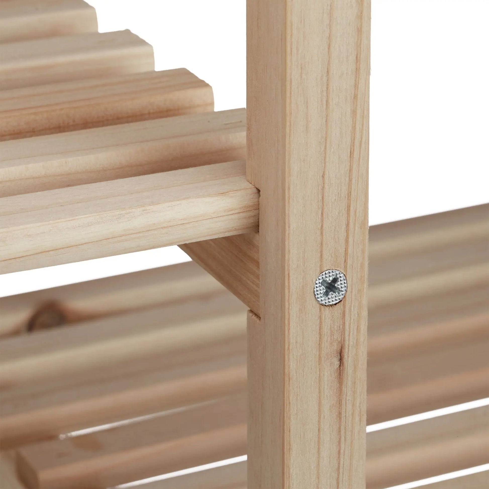 Pflanzenregal Holz Hellbraun von Relaxdays