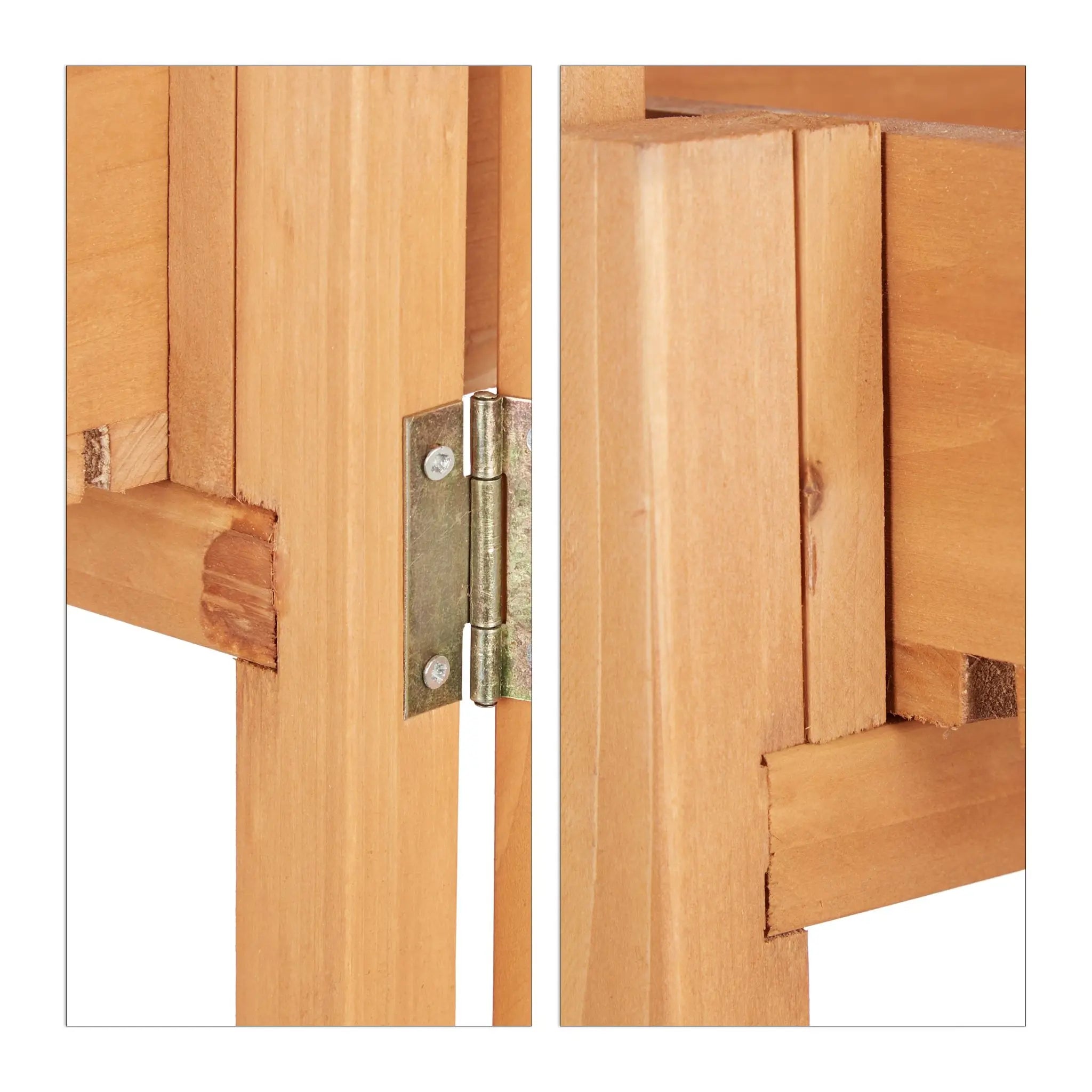 Blumentreppe Holz beweglich Hellbraun von Relaxdays