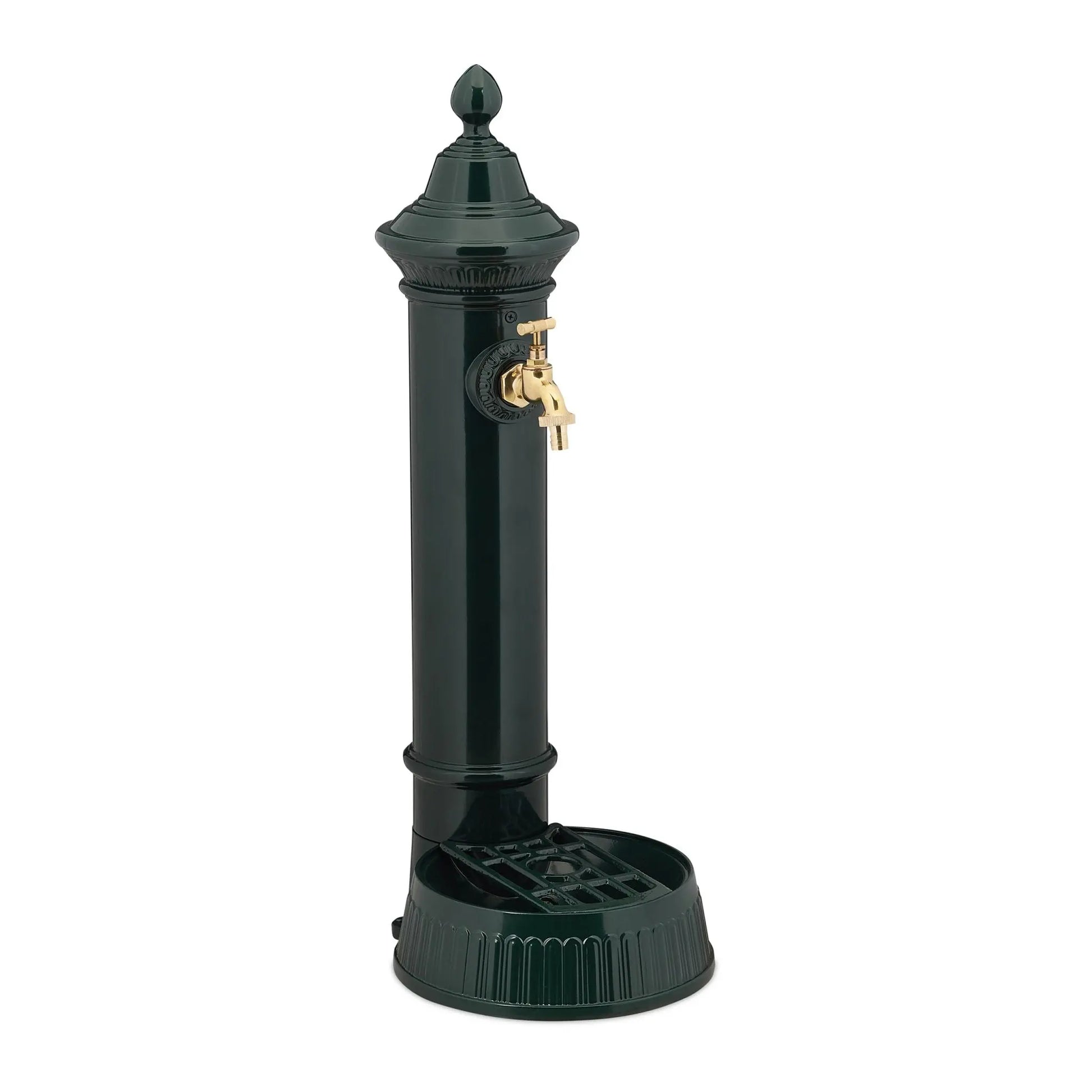 Standbrunnen Antik Dunkelgrün-Gold von Relaxdays