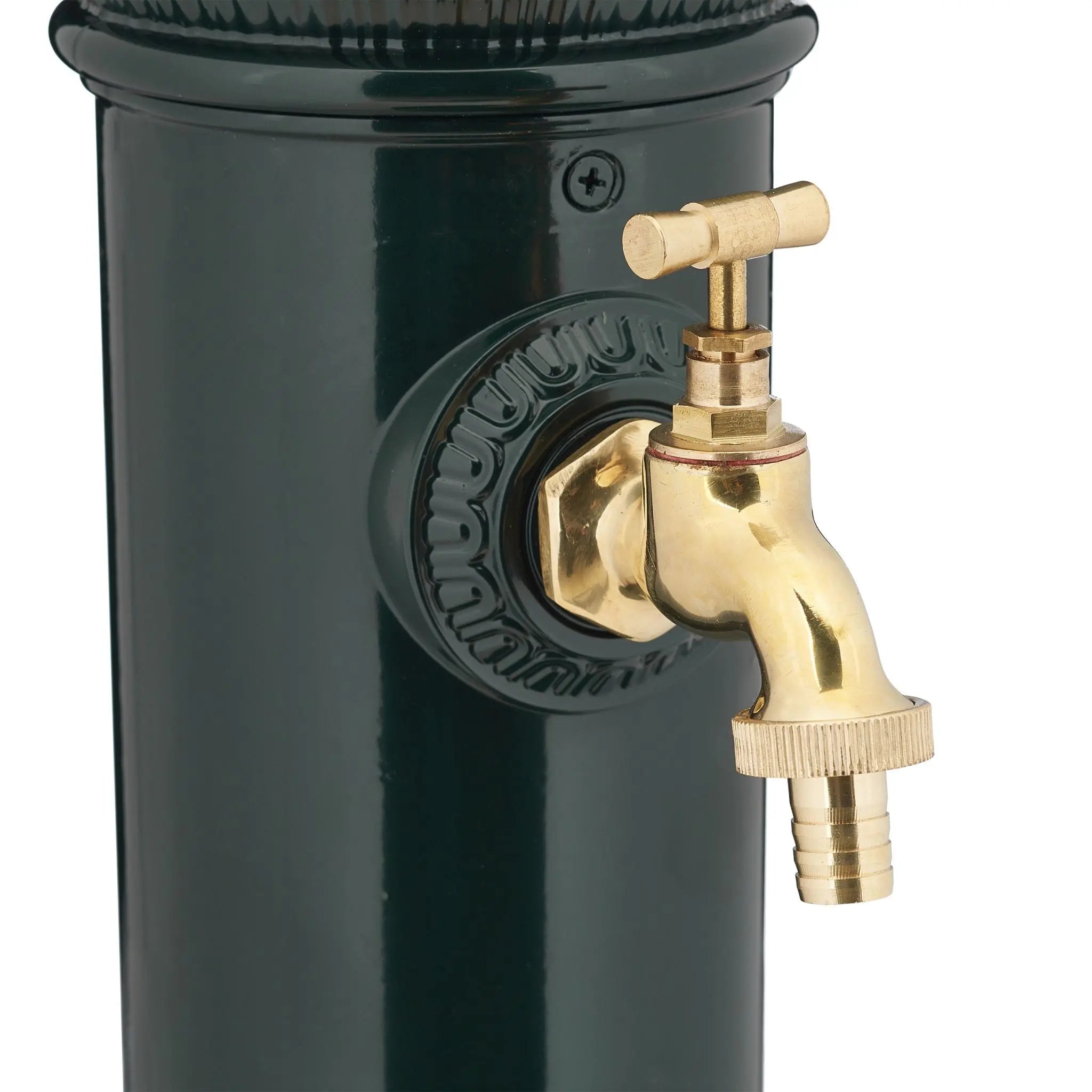 Standbrunnen Antik Dunkelgrün-Gold von Relaxdays