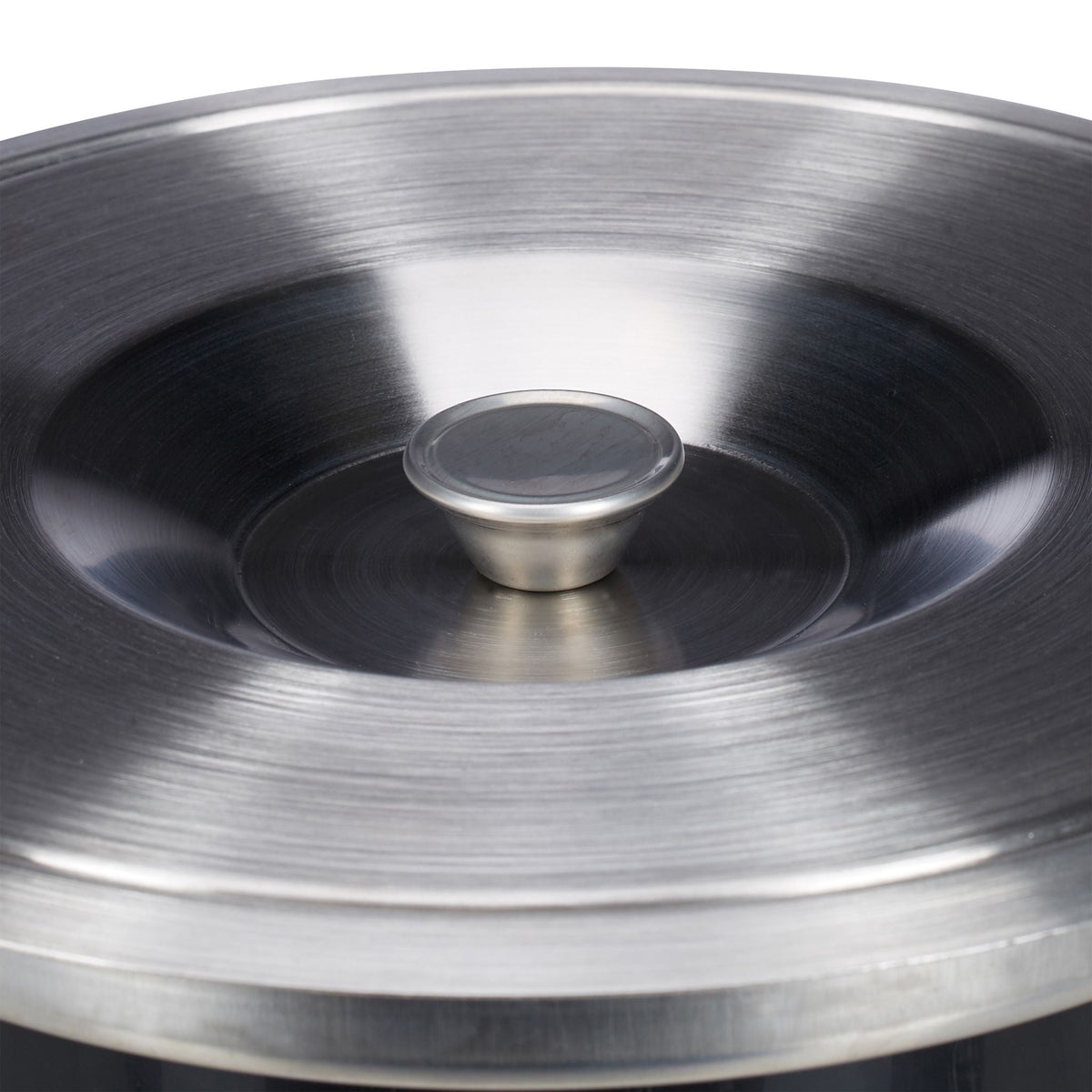 Einbaumülleimer für Arbeitsplatte Schwarz-Silber von Relaxdays