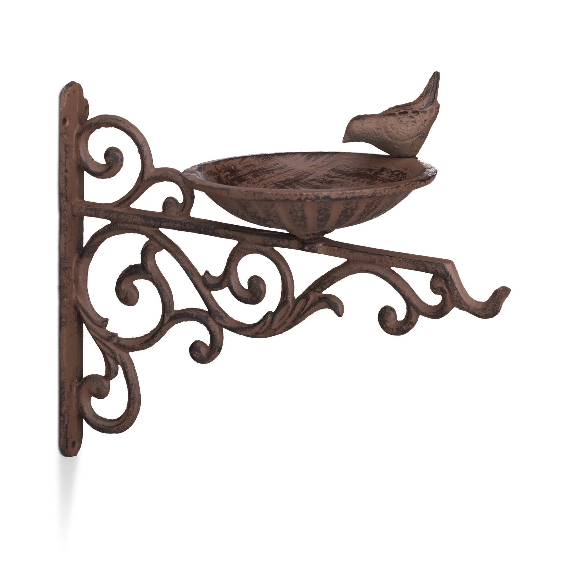 Vogeltränke Gusseisen Braun von Relaxdays