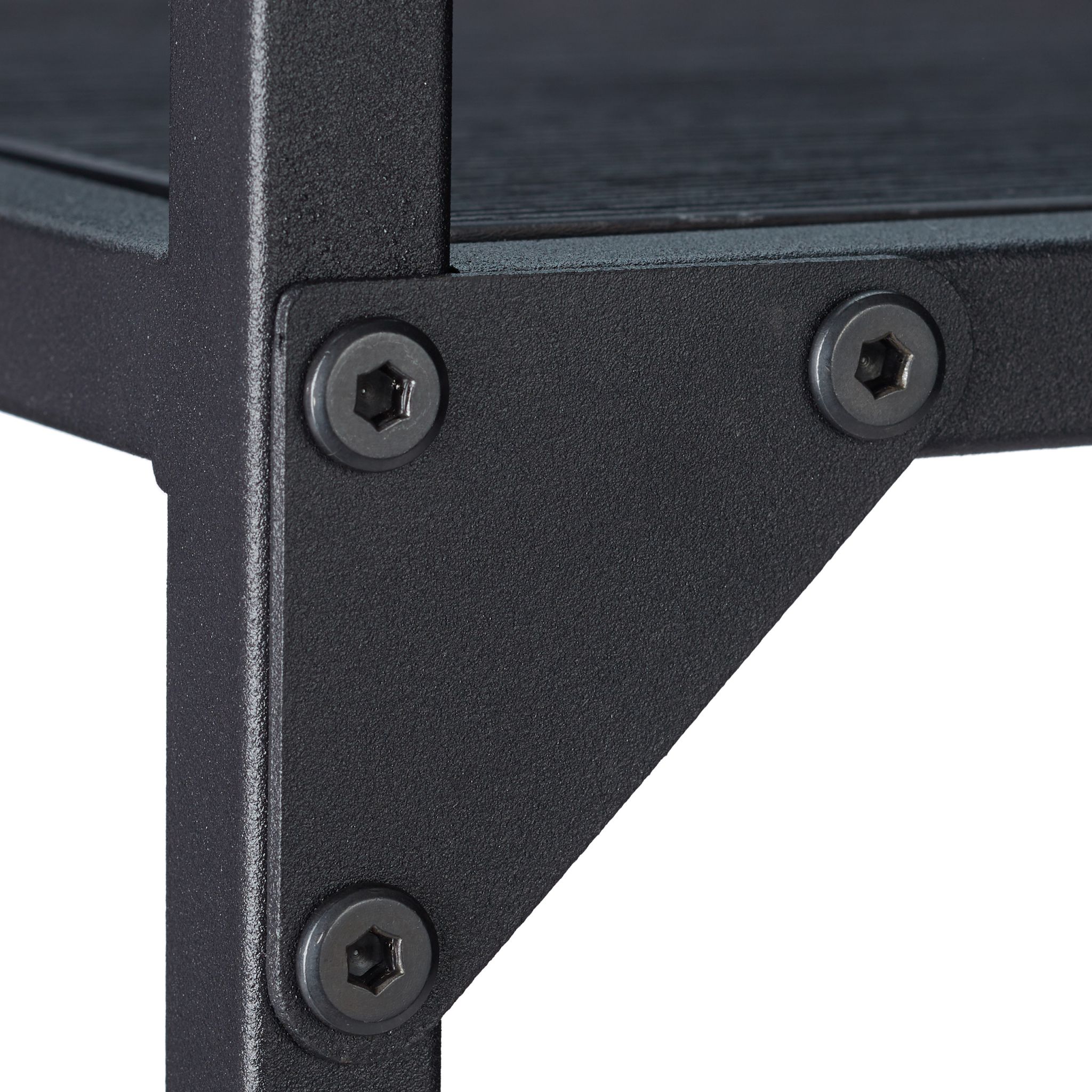 Konsolentisch mit Glasplatte Schwarz-Transparent von Relaxdays