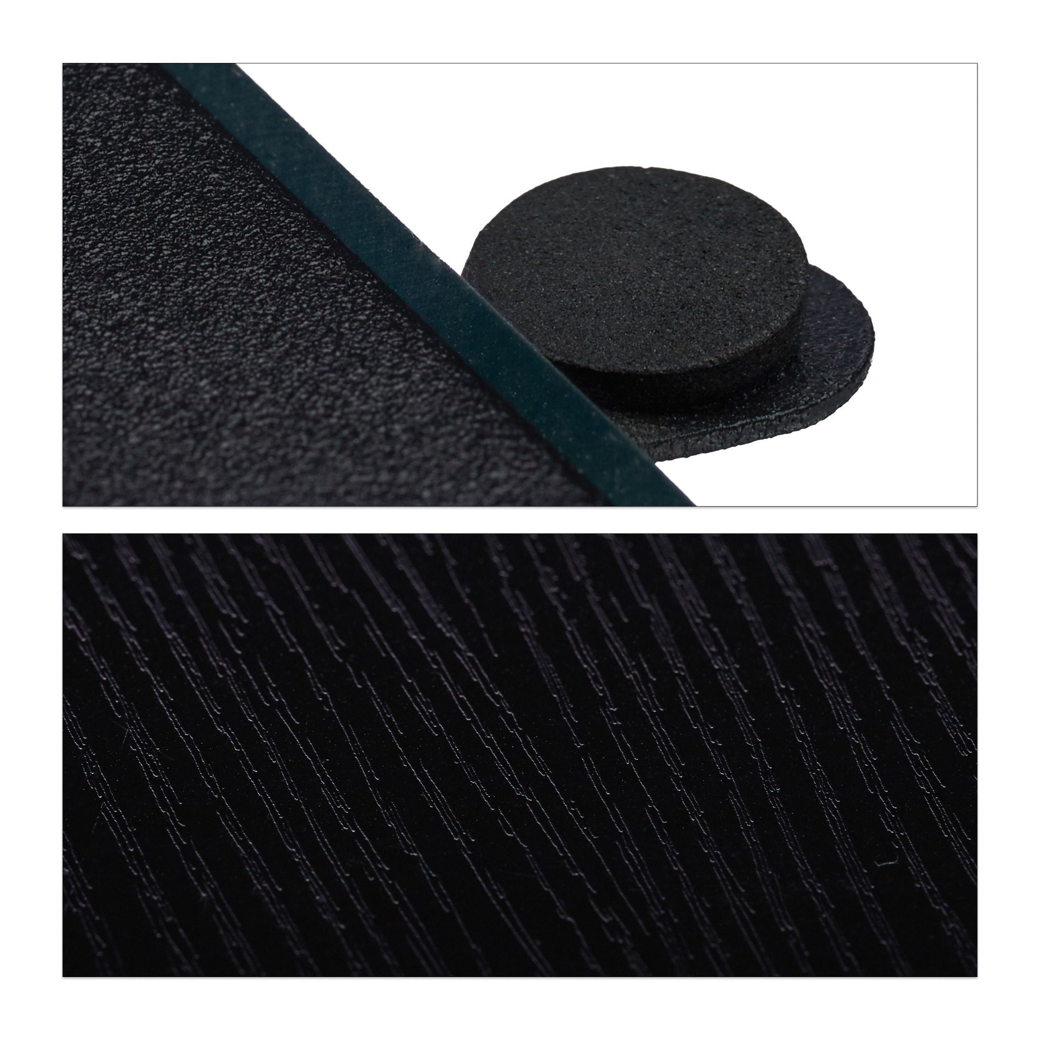 Konsolentisch mit Glasplatte Schwarz-Transparent von Relaxdays