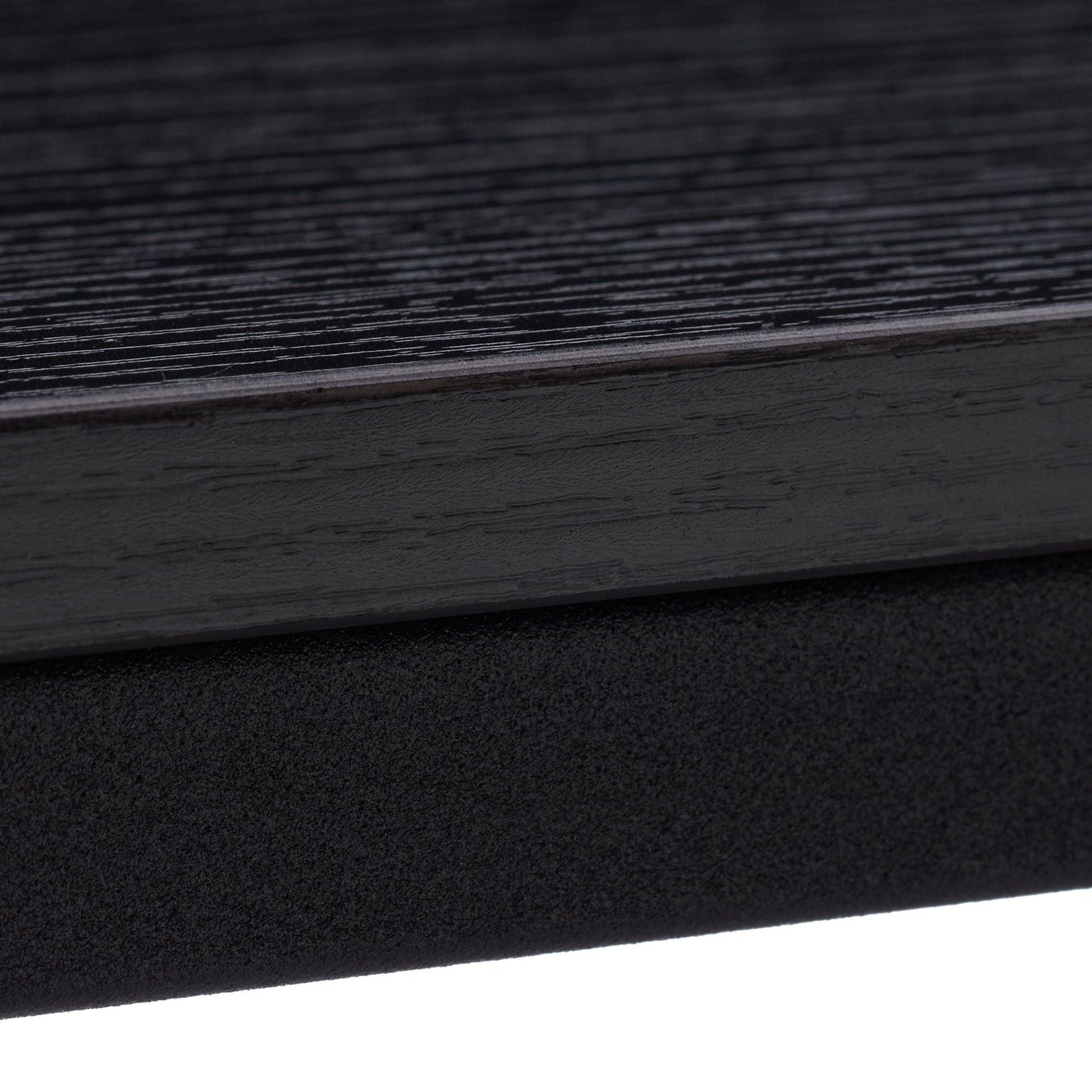 Beistelltisch schwarz mit Metallgestell Schwarz von Relaxdays