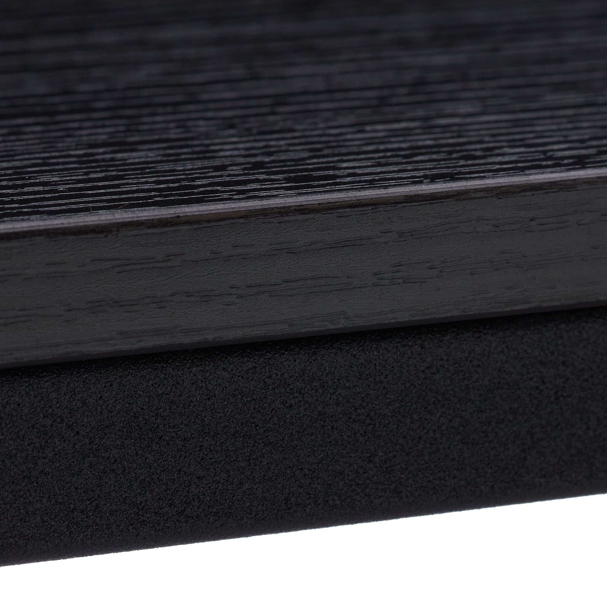 Beistelltisch schwarz mit Metallgestell Schwarz von Relaxdays