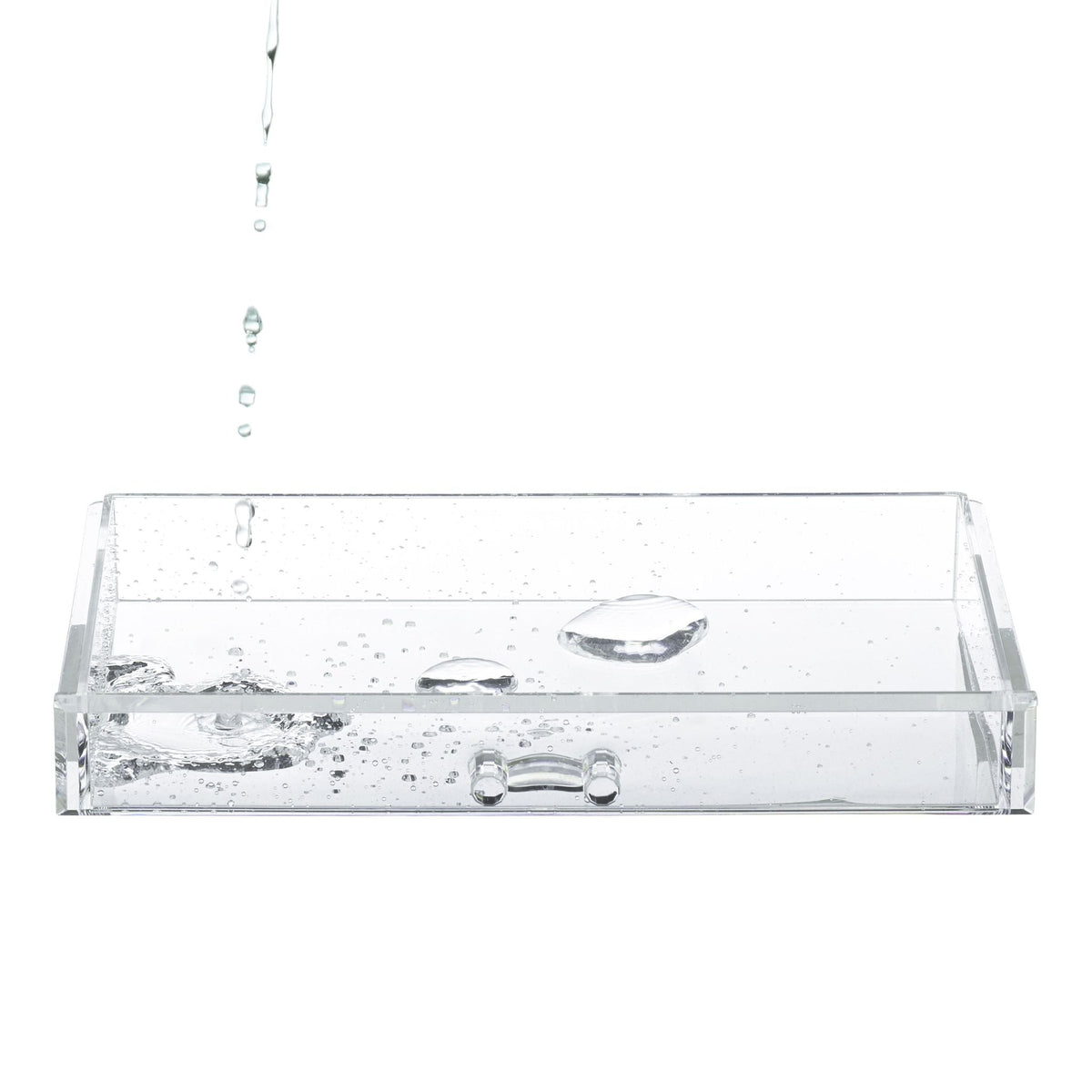Make Up Organizer mit 4 Schubladen Transparent von Relaxdays