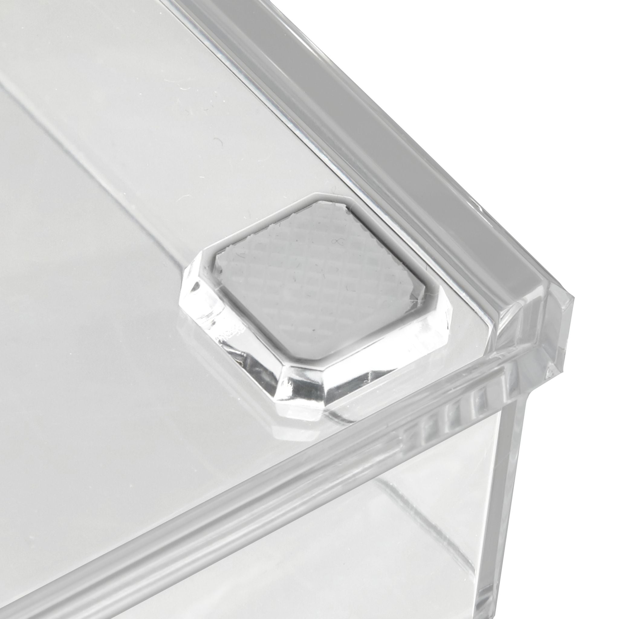 Make Up Organizer mit 21 Fächern Acryl Transparent von Relaxdays