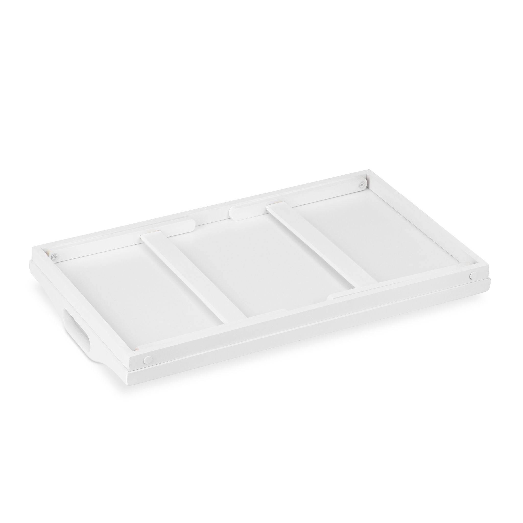 Klappbares Betttablett Weiss von Relaxdays