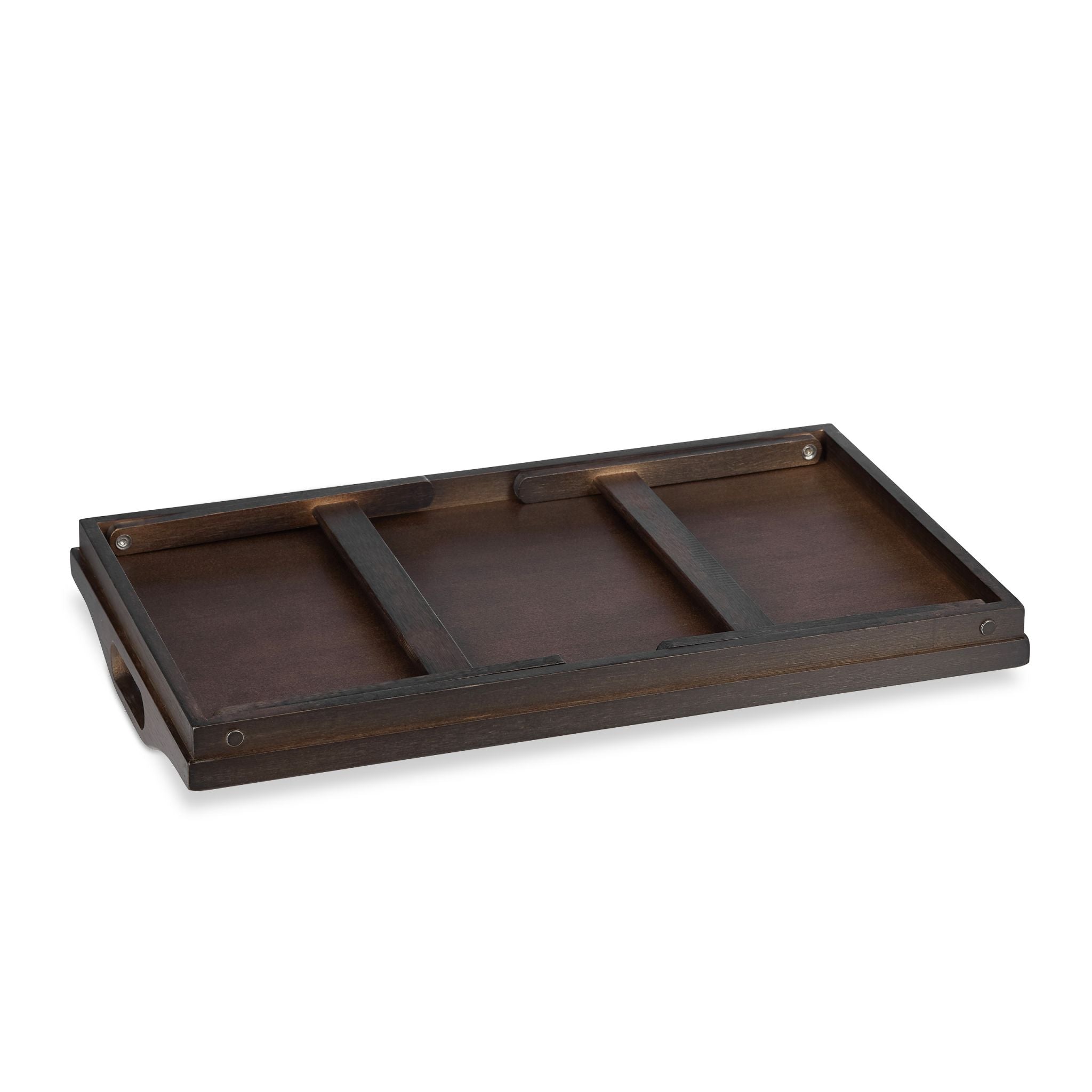 Klappbares Betttablett Dunkelbraun von Relaxdays