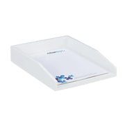 Dokumentenablage Bambus Weiss von Relaxdays