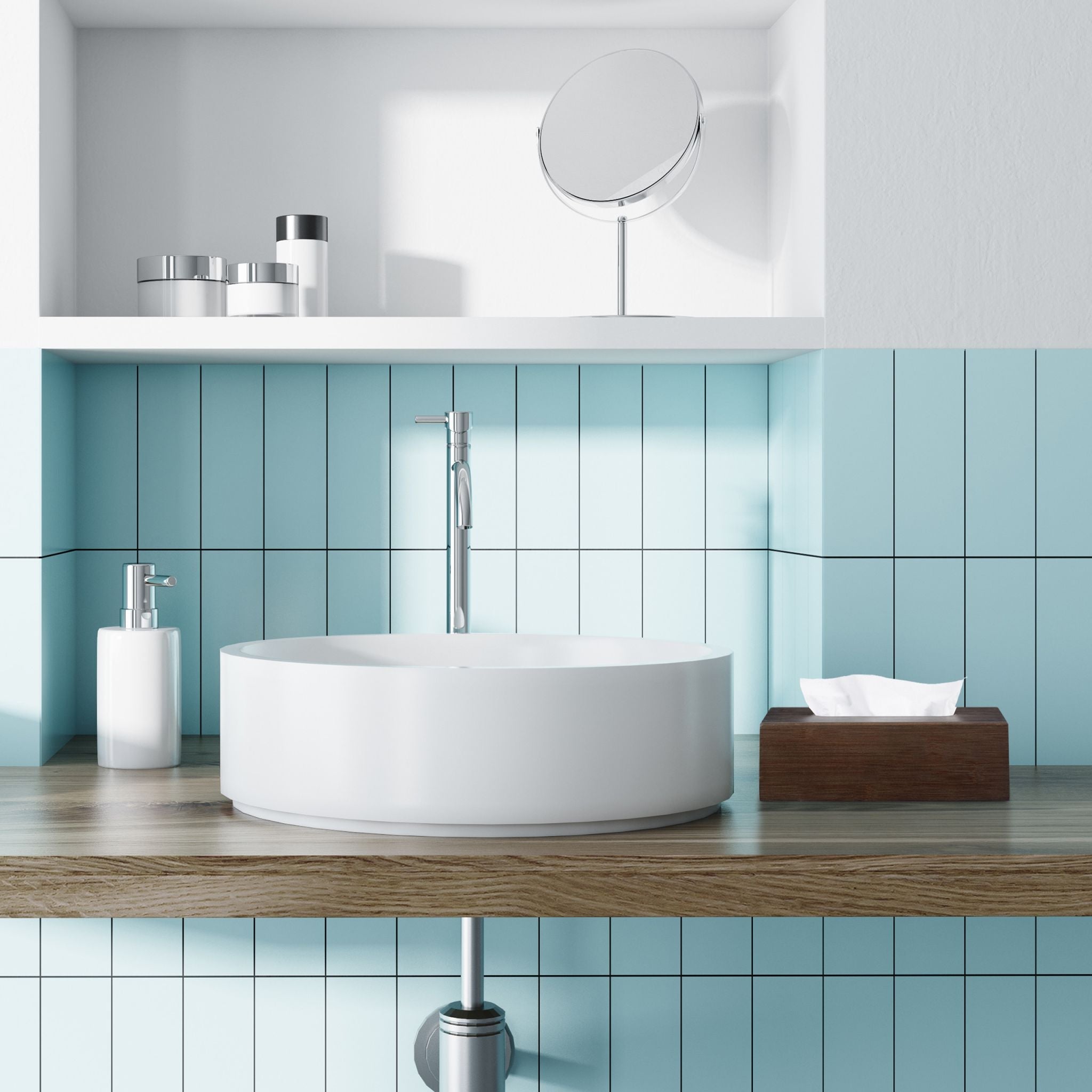 Bambus Tücherbox dunkelbraun Dunkelbraun von Relaxdays