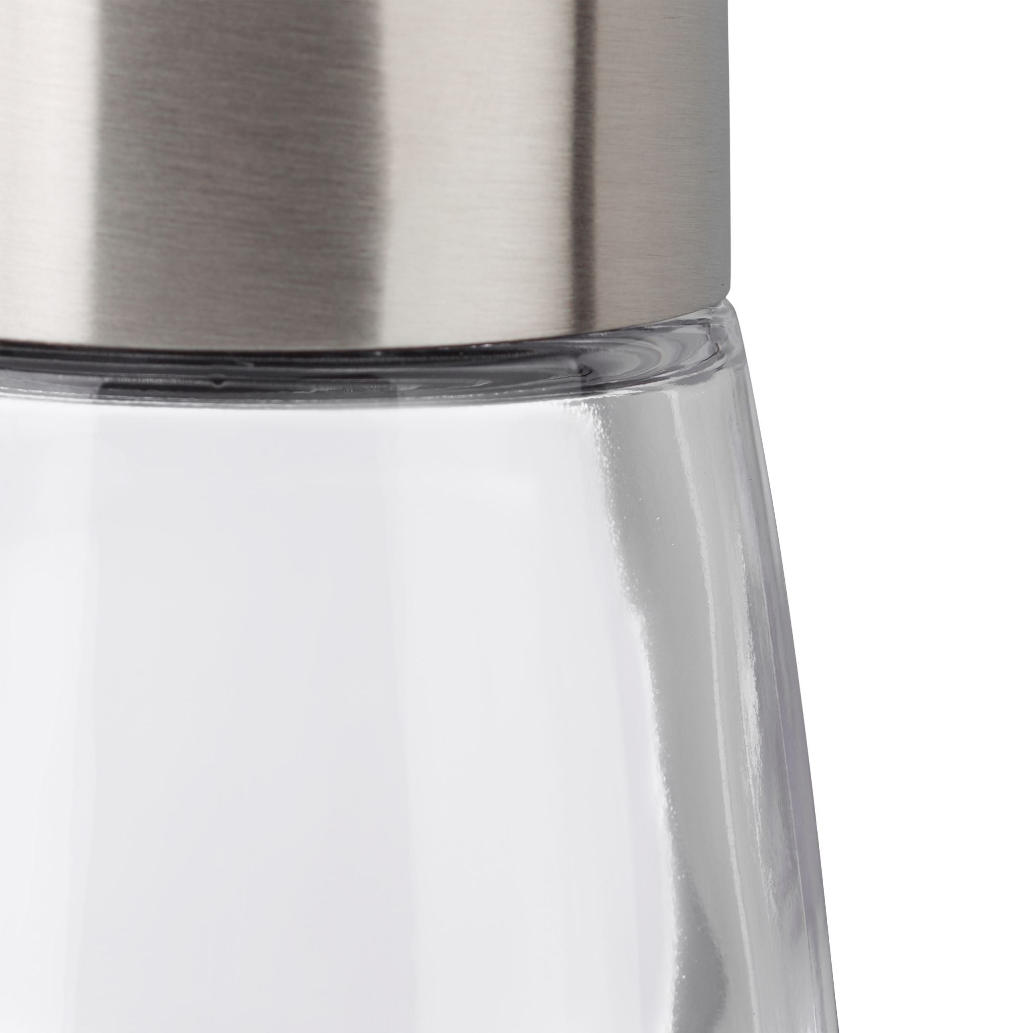 Chilimühle mit Kräutermahlwerk Rot-Silber-Transparent von Relaxdays