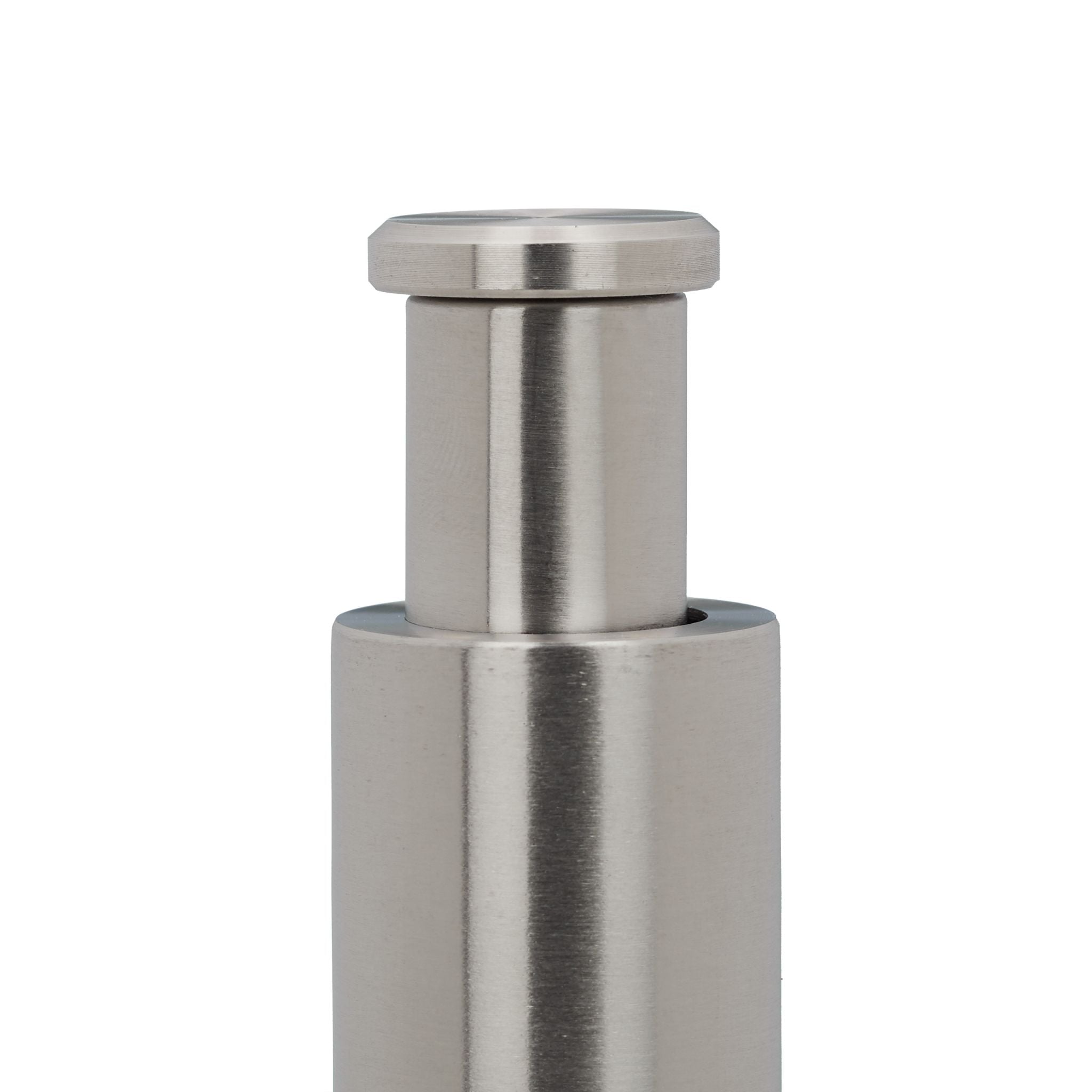 Pfeffermühle manuell 2er-Set Edelstahl Silber-Transparent von Relaxdays