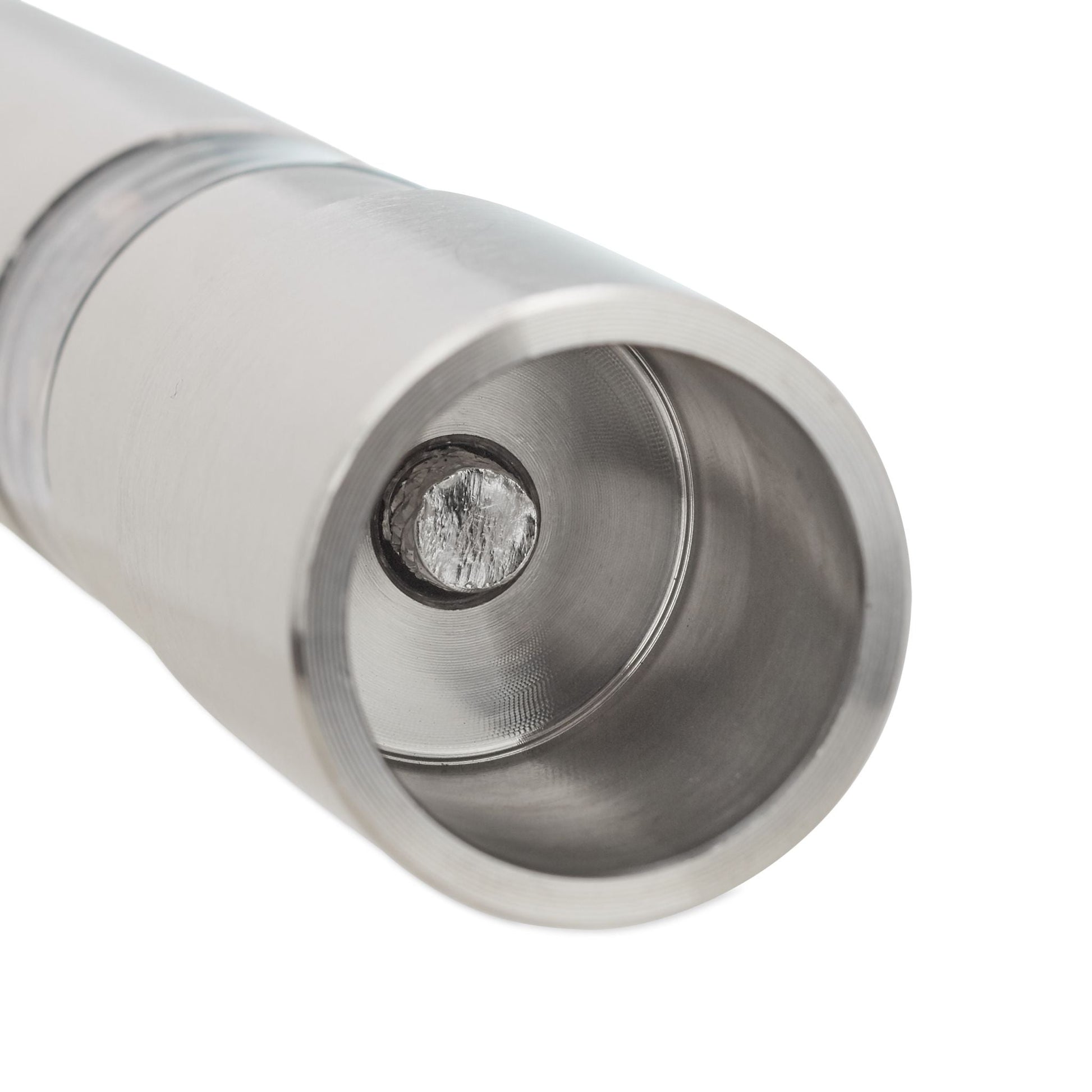 Pfeffermühle manuell 2er-Set Edelstahl Silber-Transparent von Relaxdays