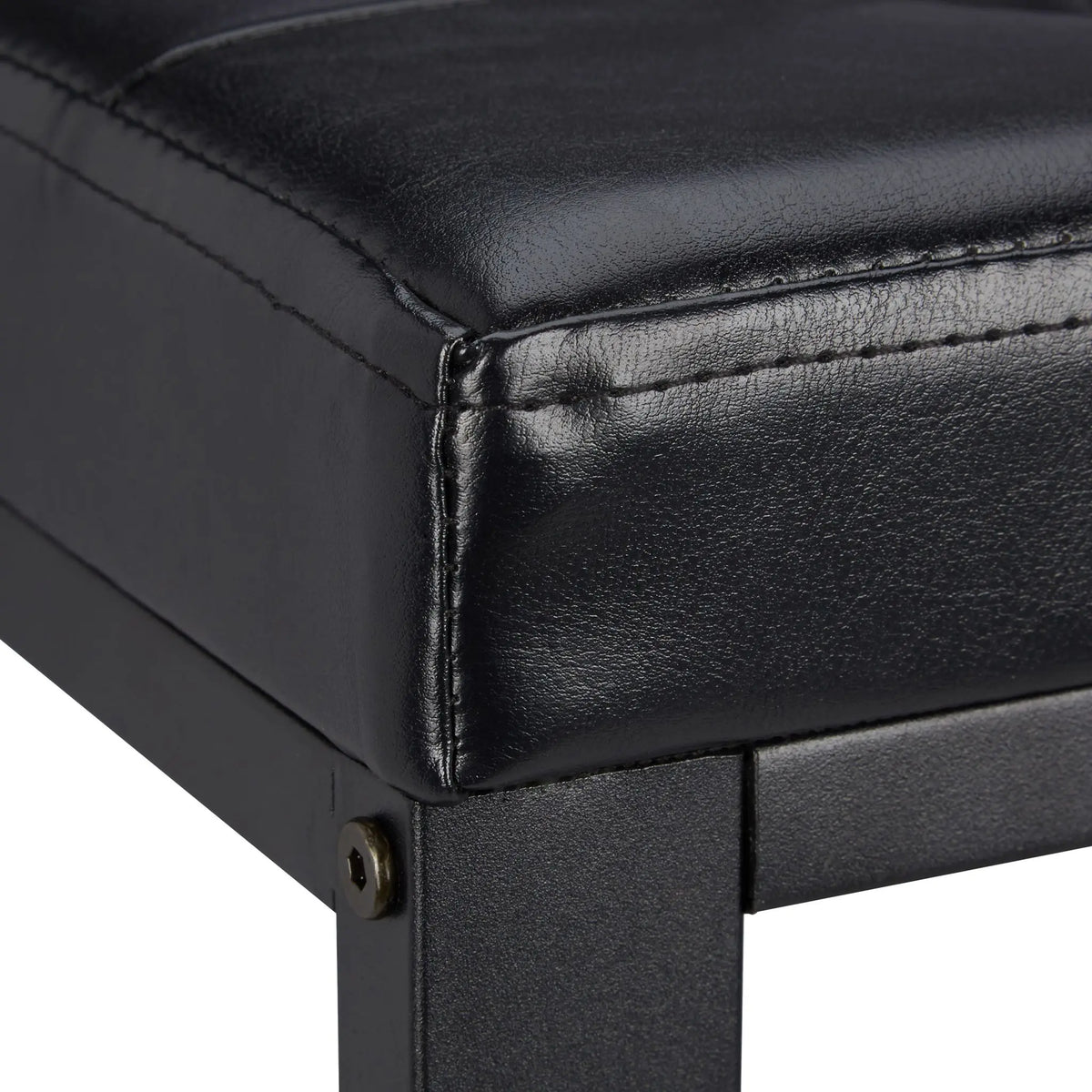 Schuhbank mit Hocker Schwarz von Relaxdays