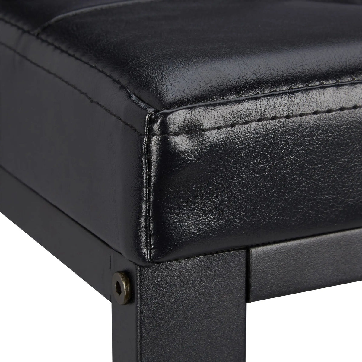 Schuhbank mit Hocker Schwarz von Relaxdays