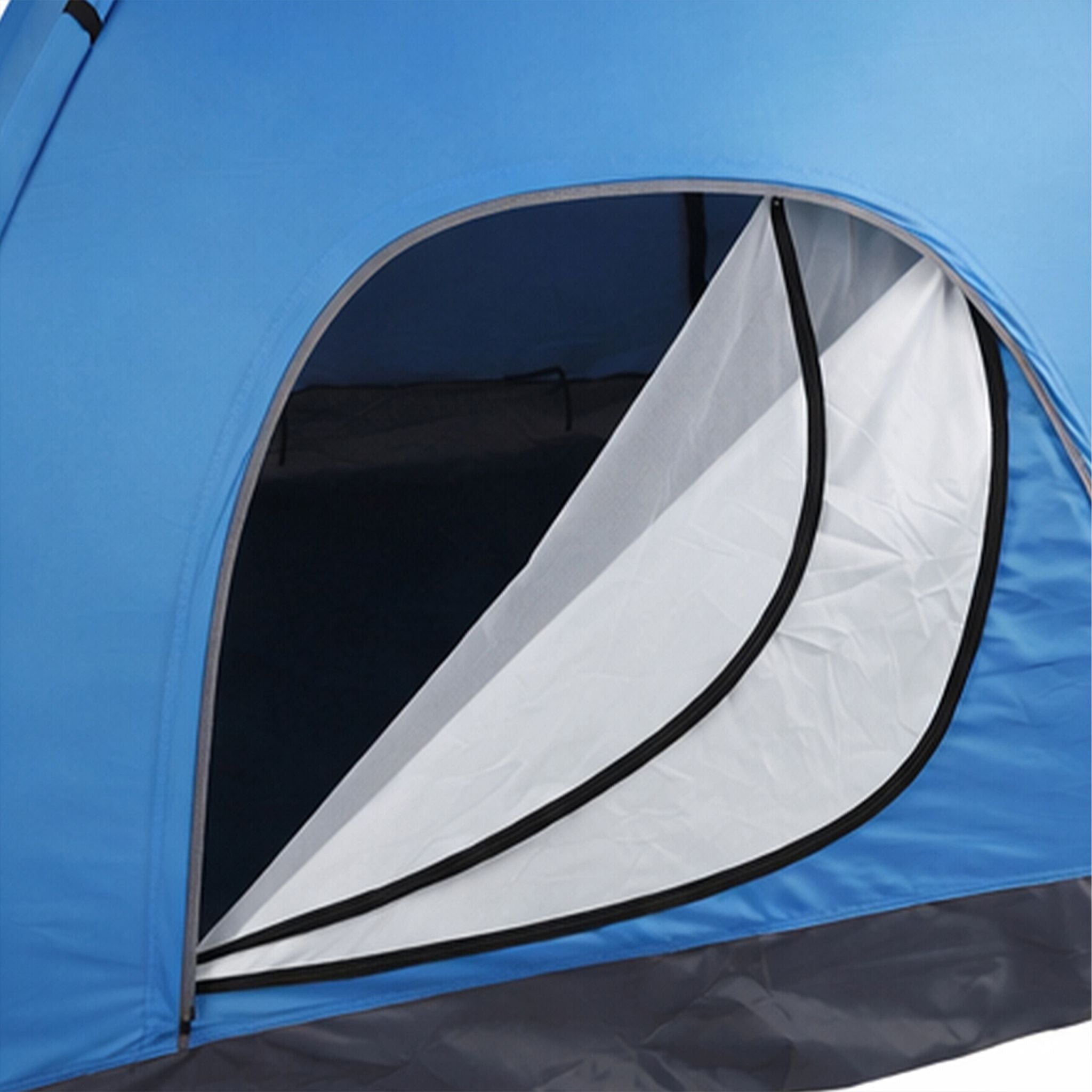 Pop Up Zelt Strand Anthrazit-Blau