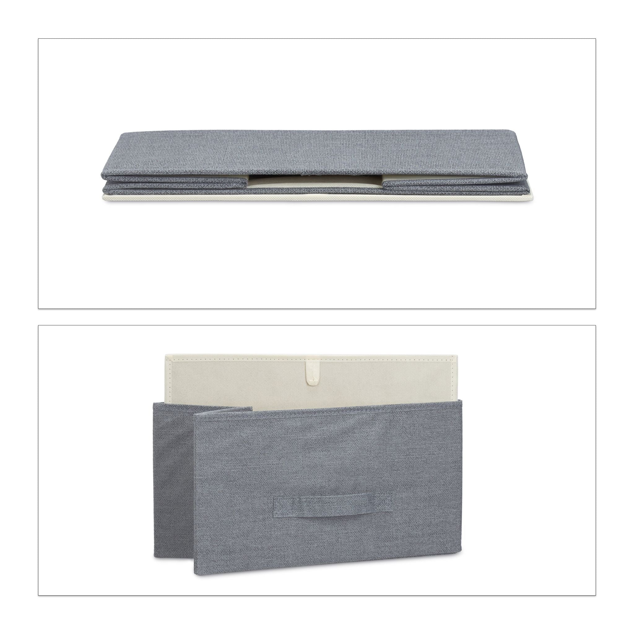 Regalsystem Weiss-Hellbraun-Grau von Relaxdays