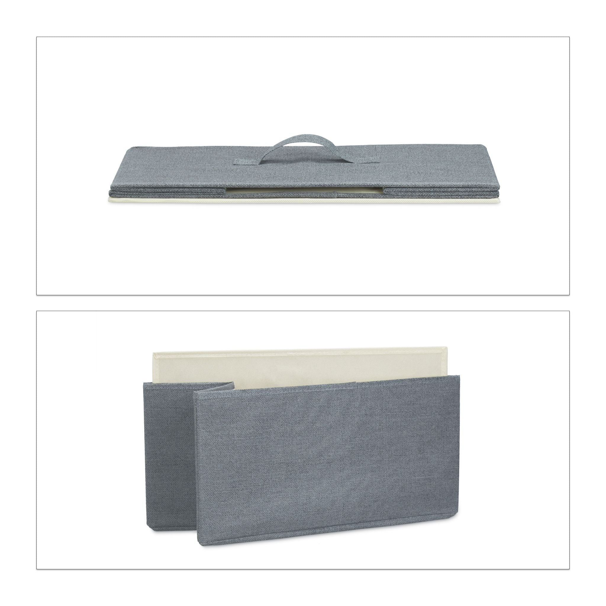 Regalsystem Weiss-Hellbraun-Grau von Relaxdays