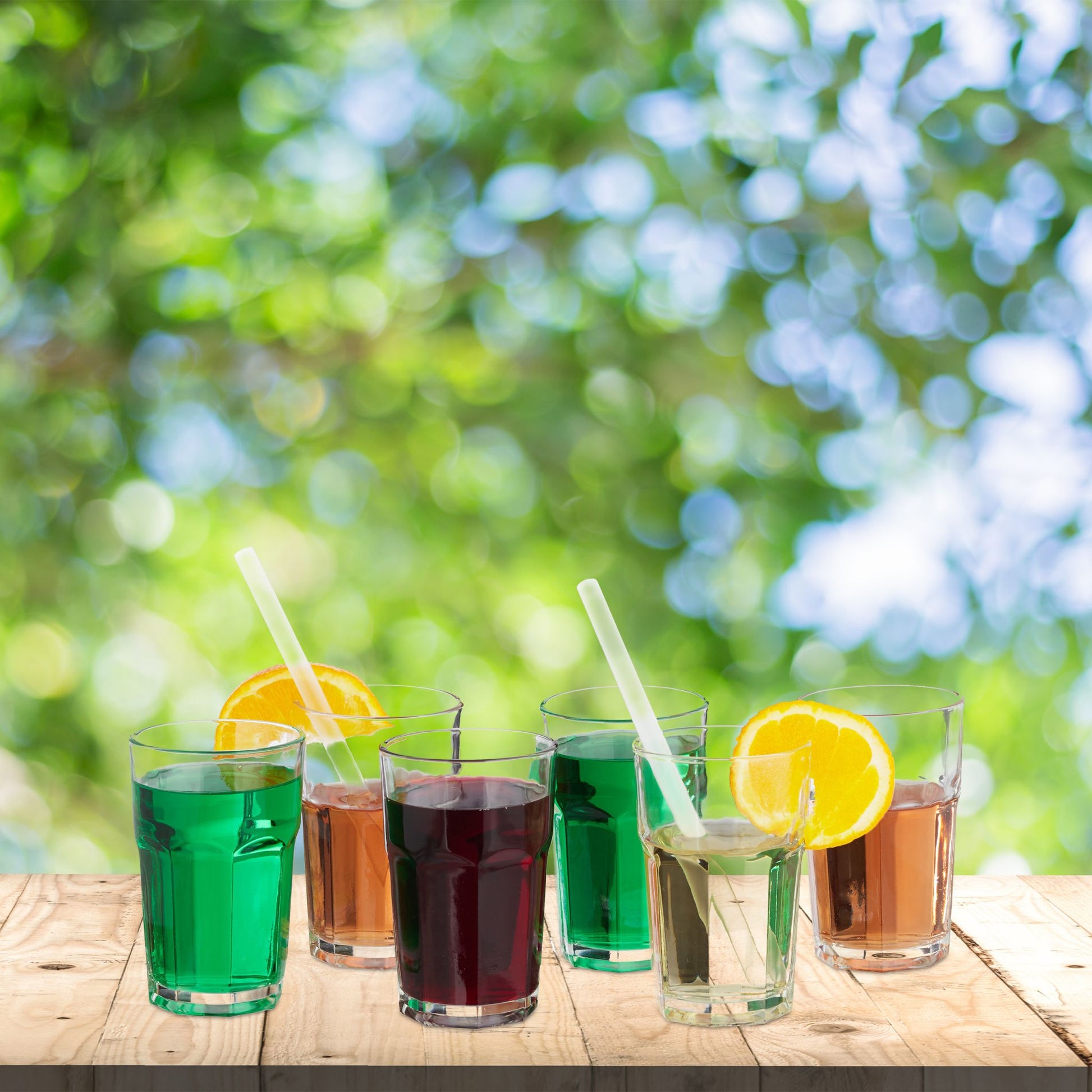 Trinkgläser 6er-Set Transparent von Relaxdays