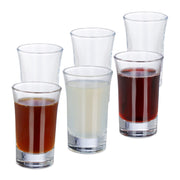 Schnapsgläser 4cl 6er-Set Transparent von Relaxdays
