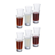 Schnapsgläser 4cl 12er-Set Transparent von Relaxdays