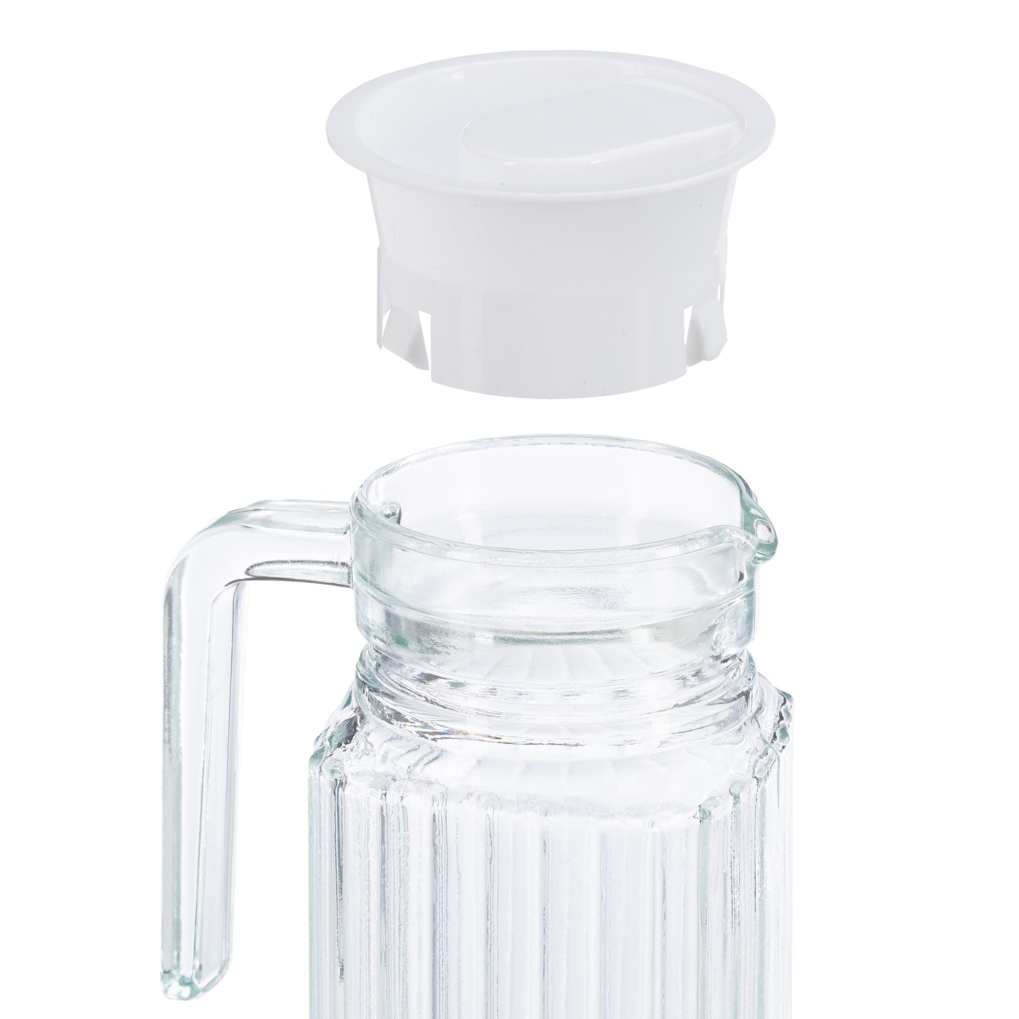 Saftkrug Glas 1L Transparent von Relaxdays