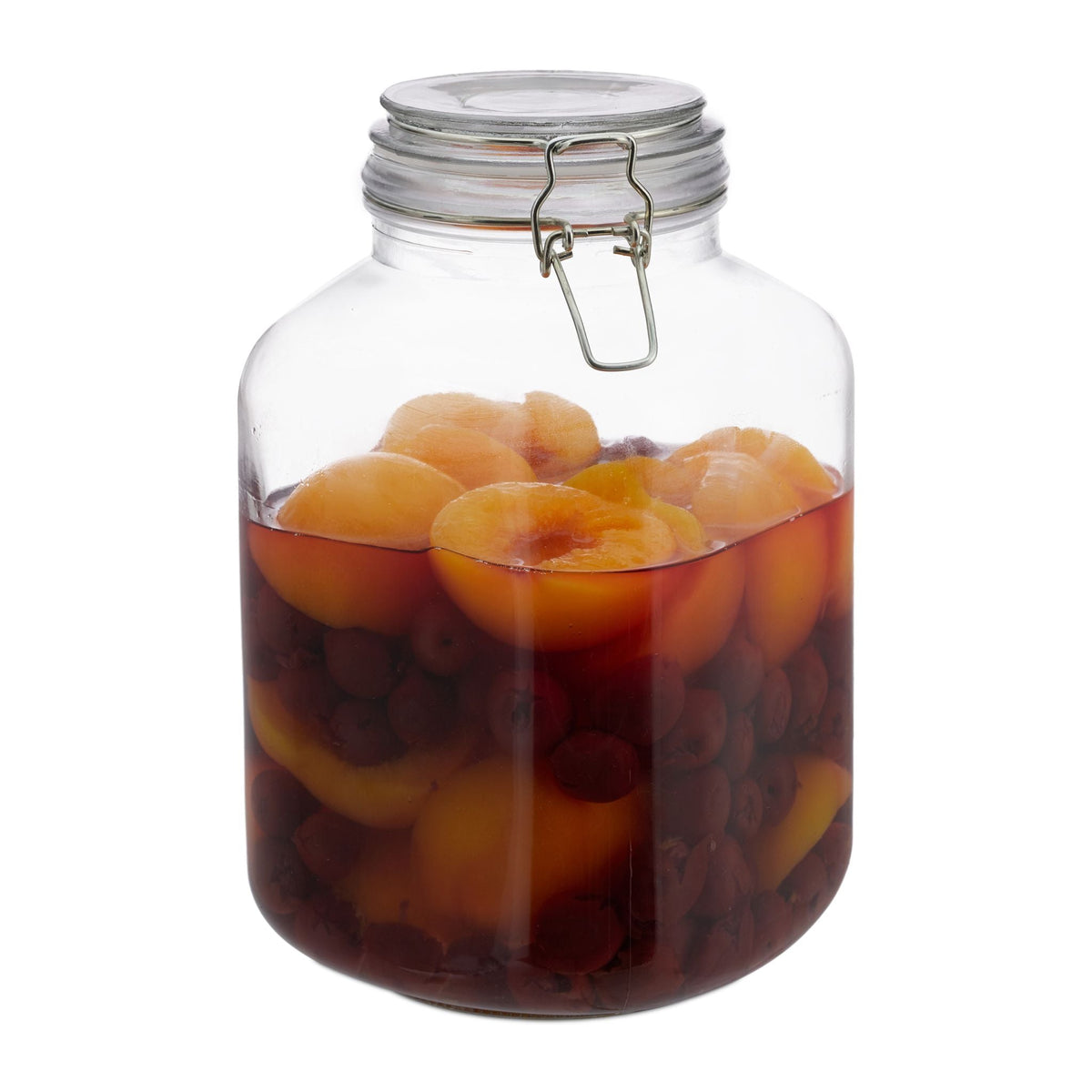 Einmachglas 3L Silber-Transparent von Relaxdays