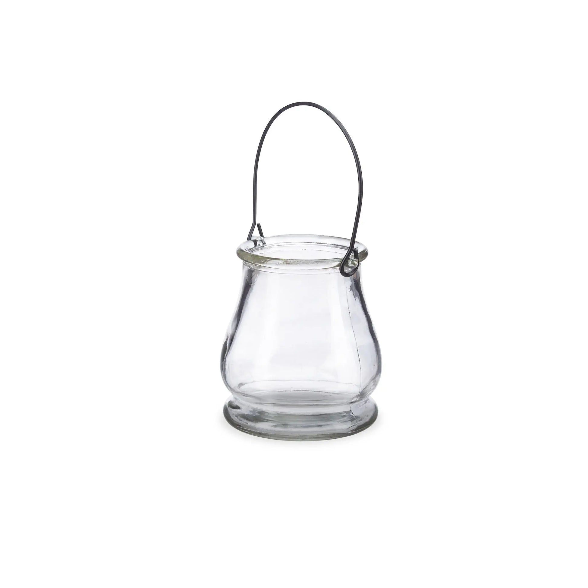Windlicht Glas 12er-Set Schwarz-Transparent von Relaxdays
