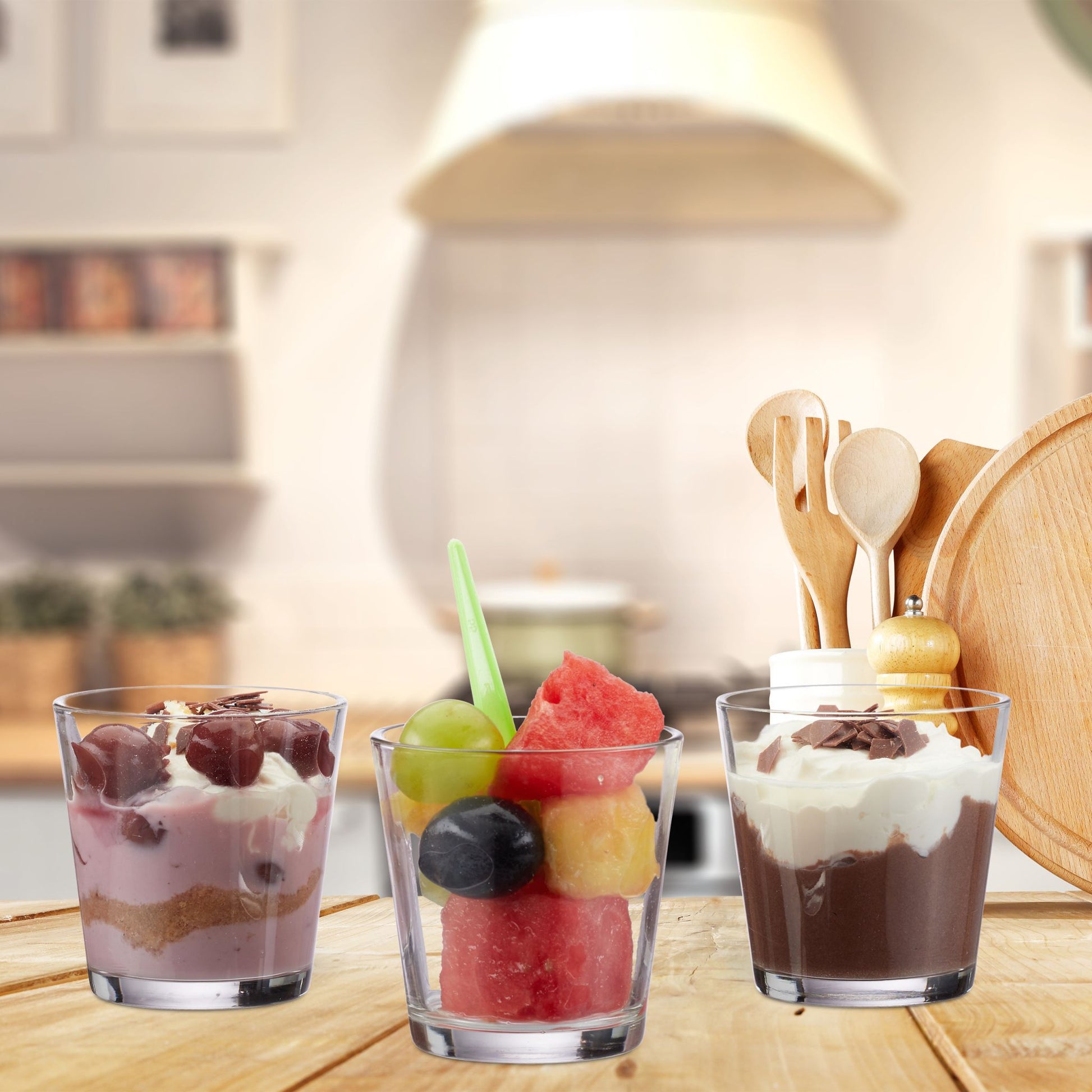 Teelichtgläser 12er-Set Transparent von Relaxdays