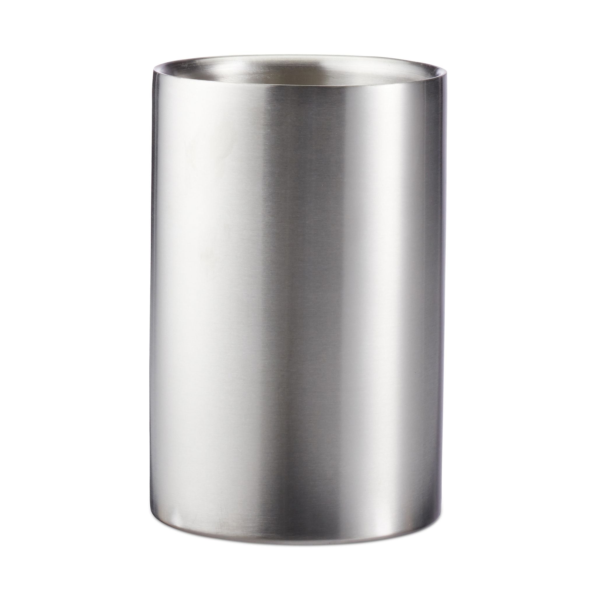 Flaschenkühler Edelstahl Silber von Relaxdays