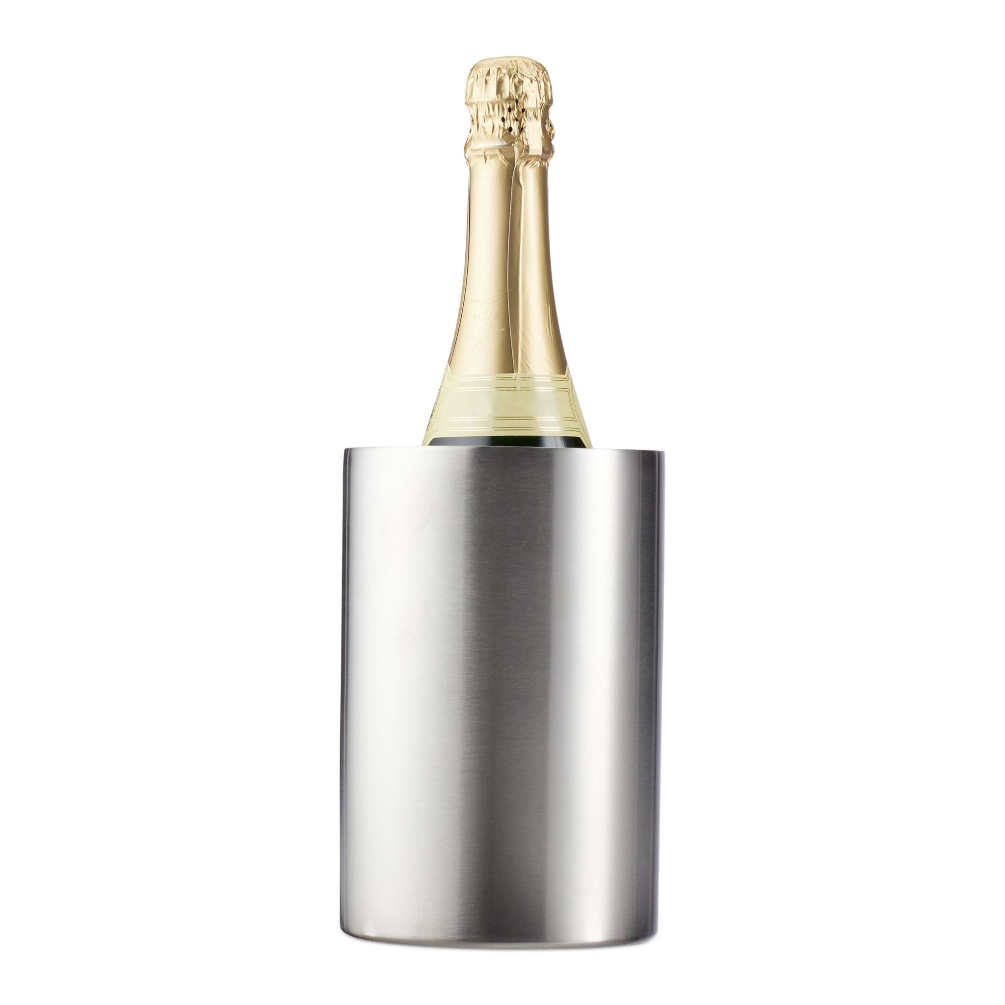 Flaschenkühler Edelstahl Silber von Relaxdays