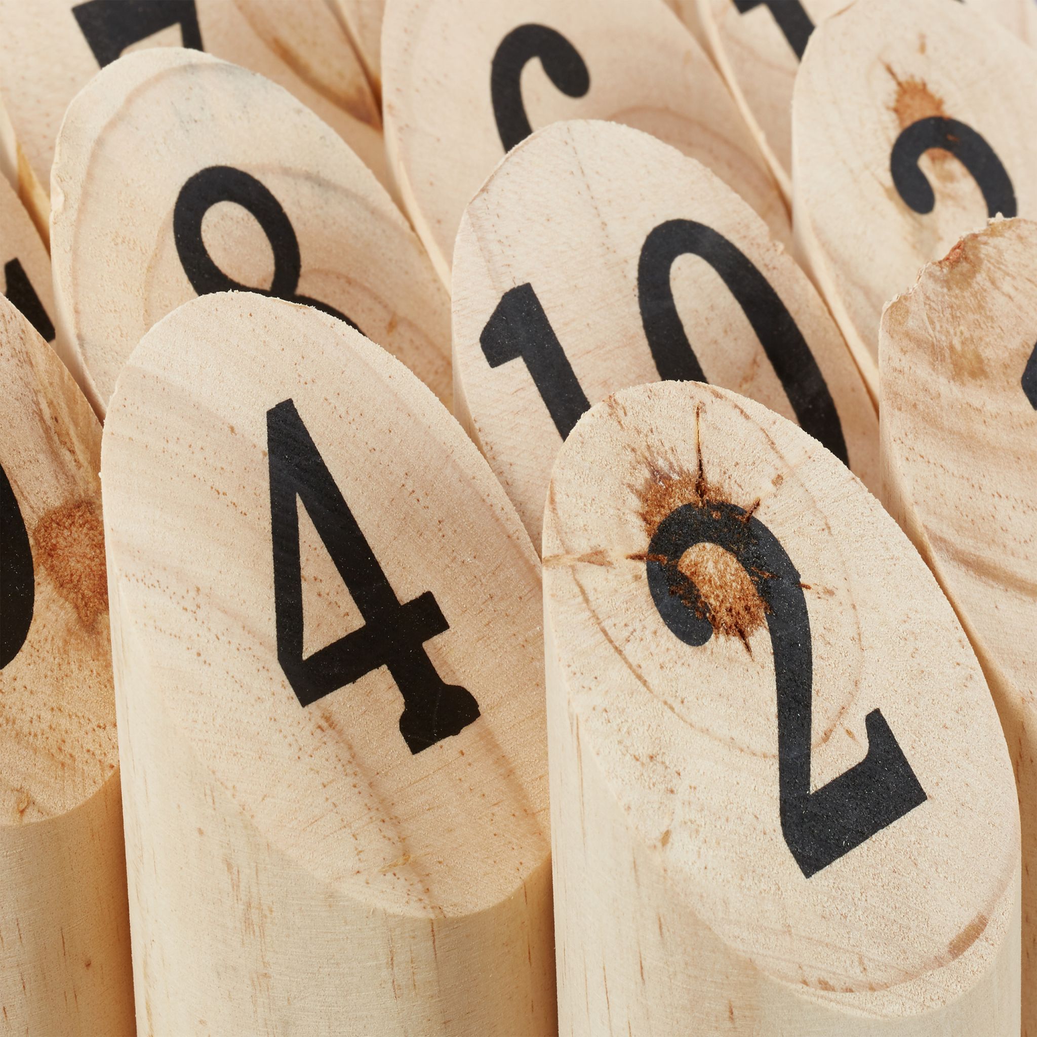Kubb Wikingerspiel mit Tasche Hellbraun-Schwarz von Relaxdays