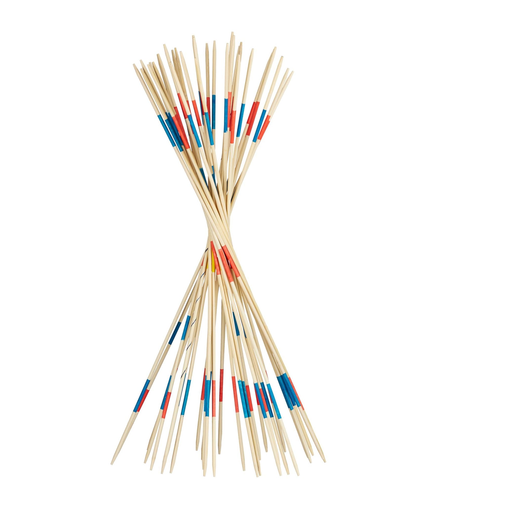 Riesenmikado 90cm Blau-Hellbraun-Rot von Relaxdays