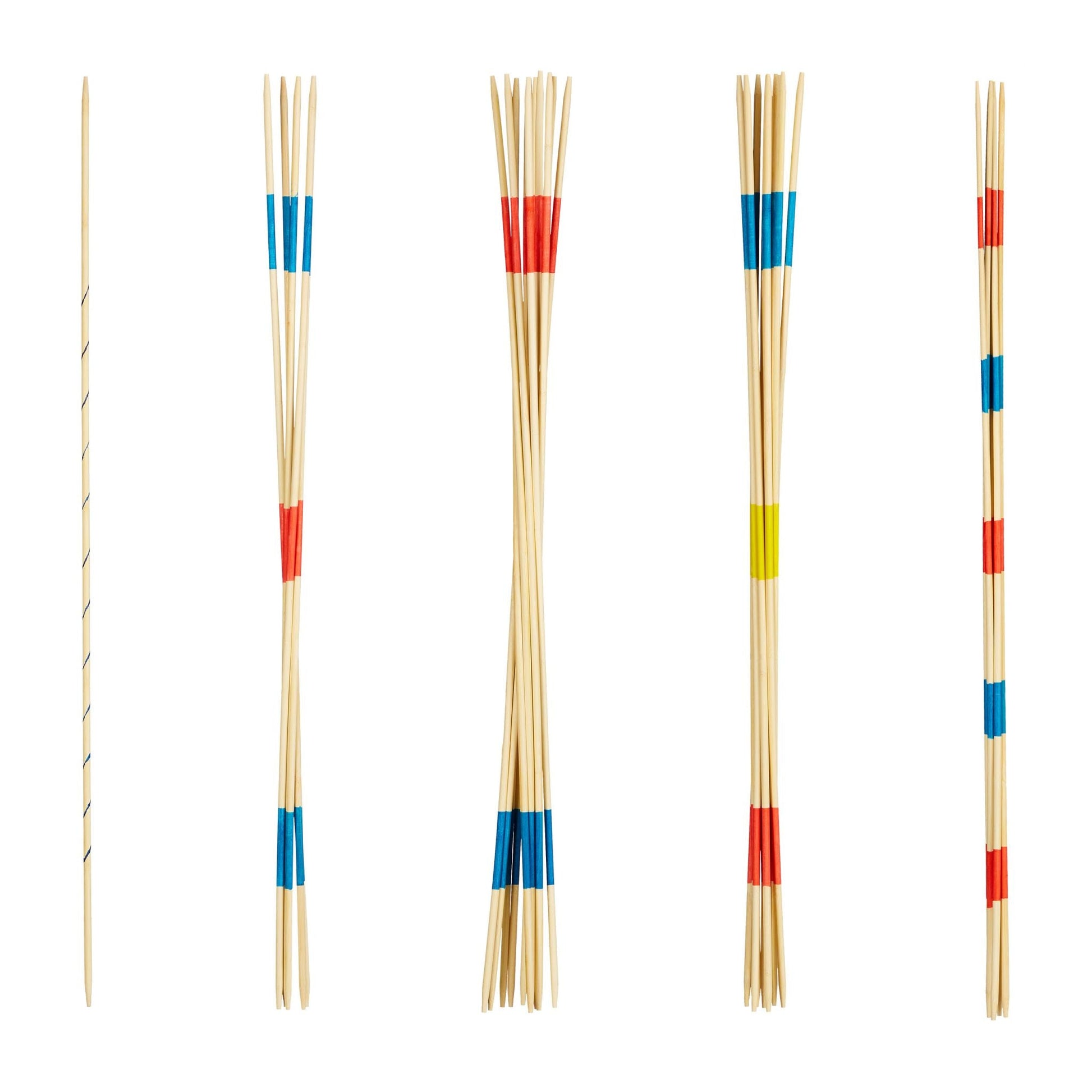 Riesenmikado 90cm Blau-Hellbraun-Rot von Relaxdays