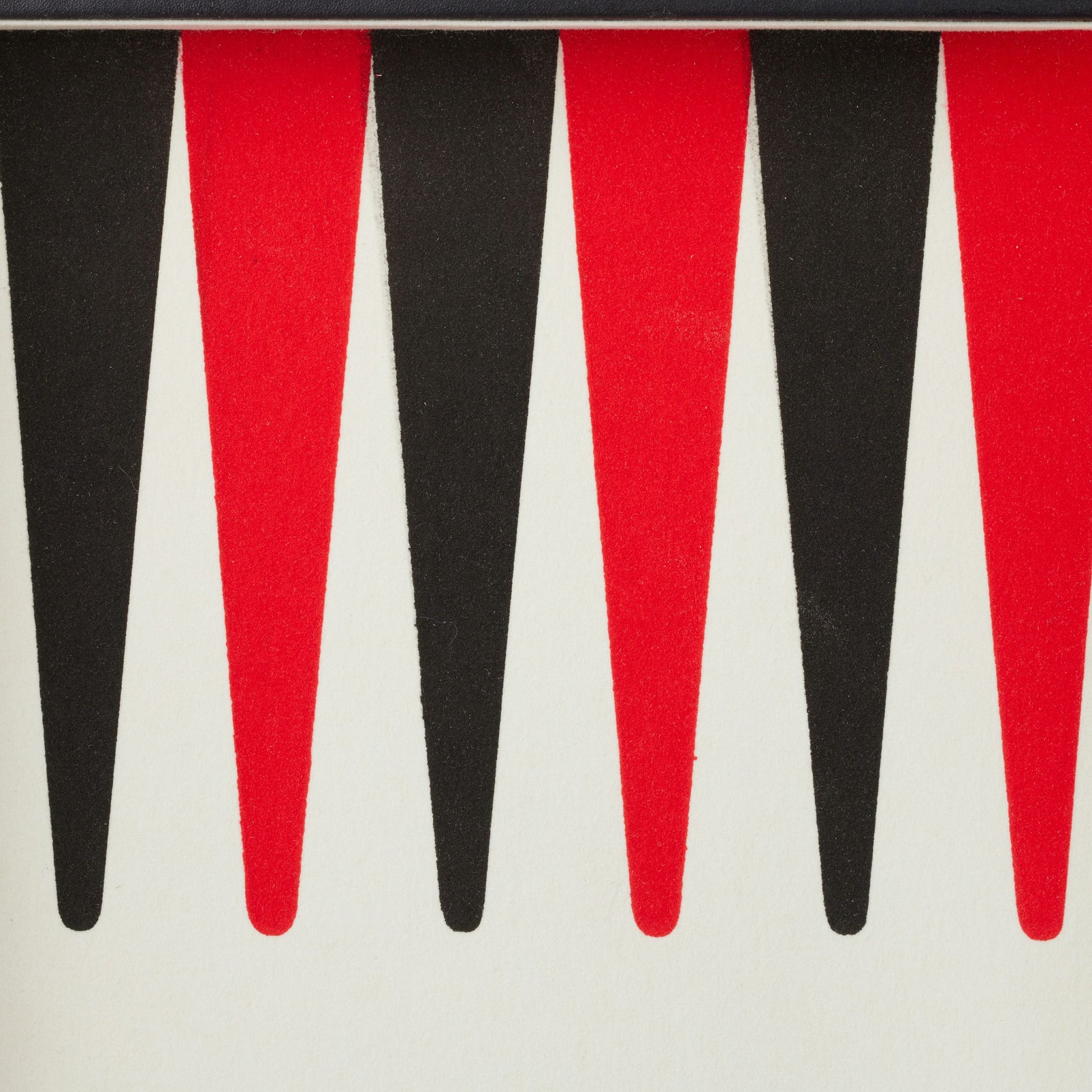 Backgammon Koffer Weiss-Rot-Schwarz von Relaxdays