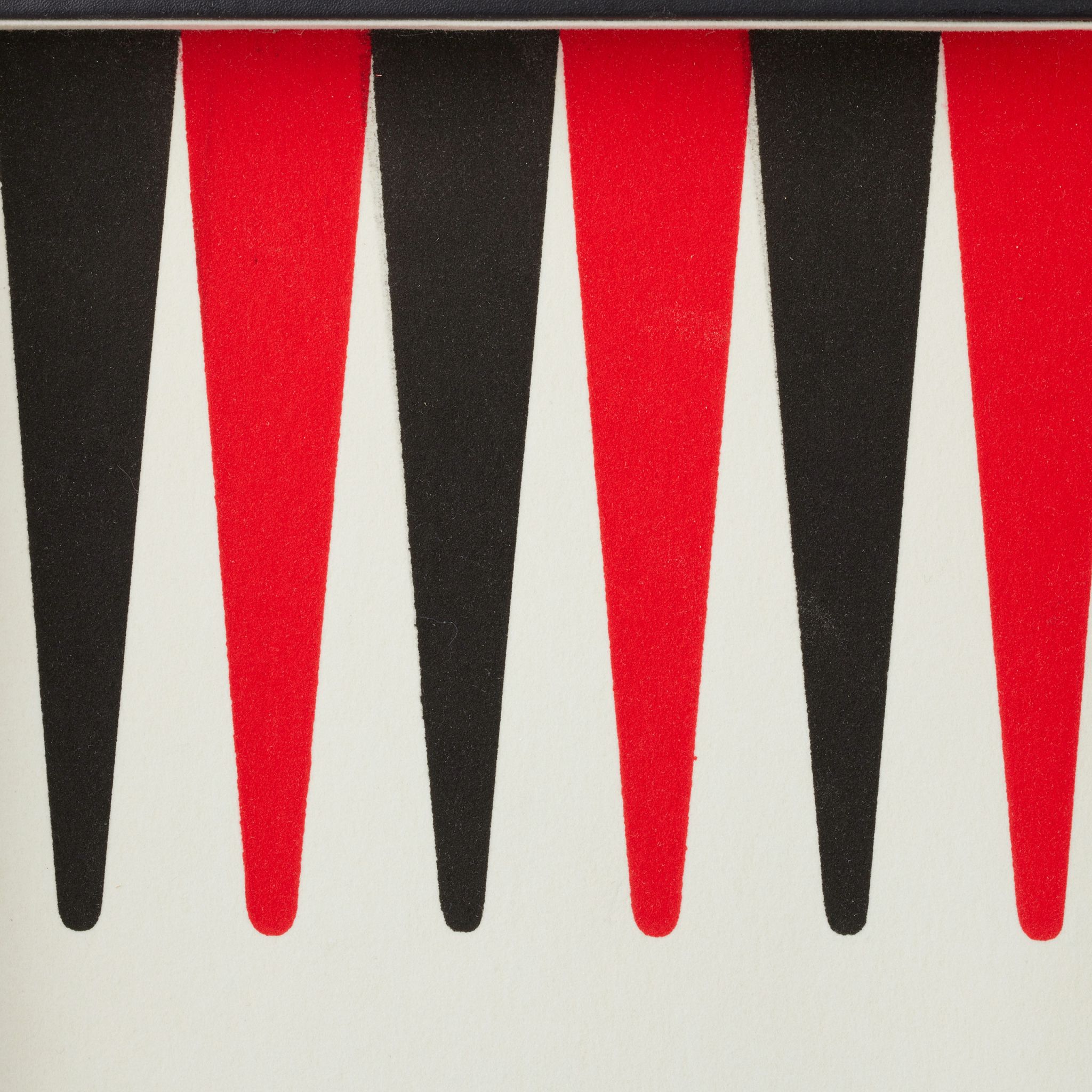 Backgammon Koffer Weiss-Rot-Schwarz von Relaxdays